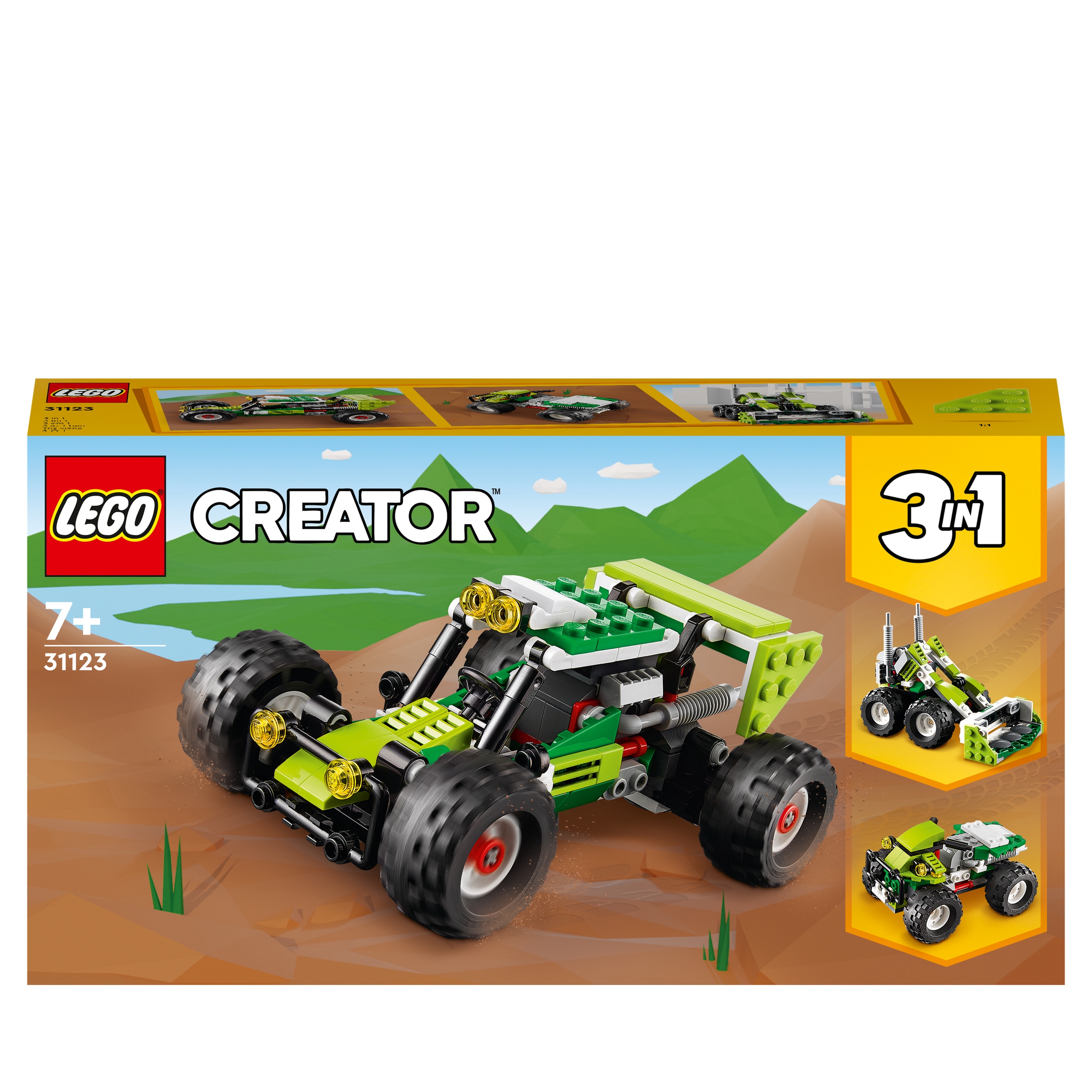 Klocki Lego Creator Łazik terenowy 3w1 31123