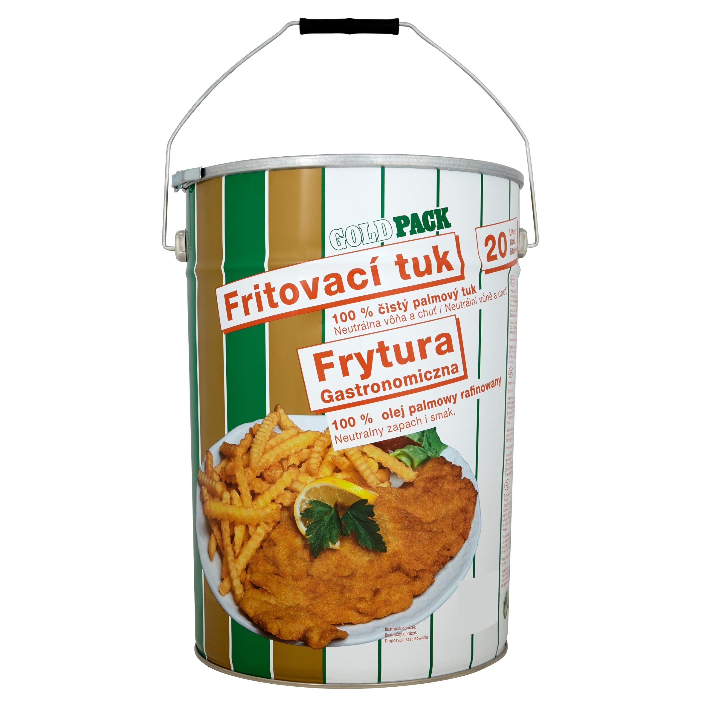 Levně Rafinovaný palmový olej Gold Pack Gastronomická fritéza 20 l