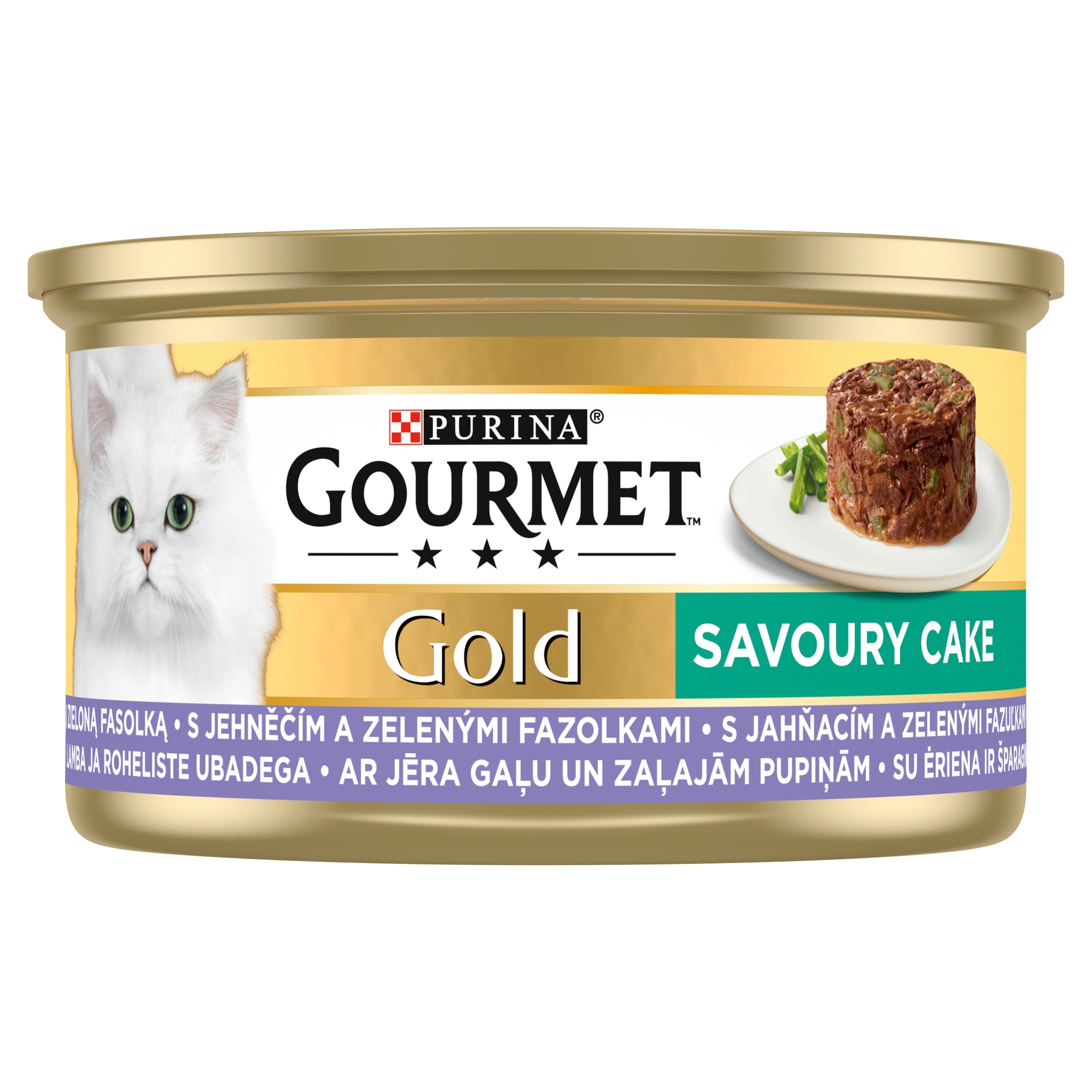 Levně 13X Purina Gourmet Gold Savoury Cake jehněčí a zelené fazole 85 g