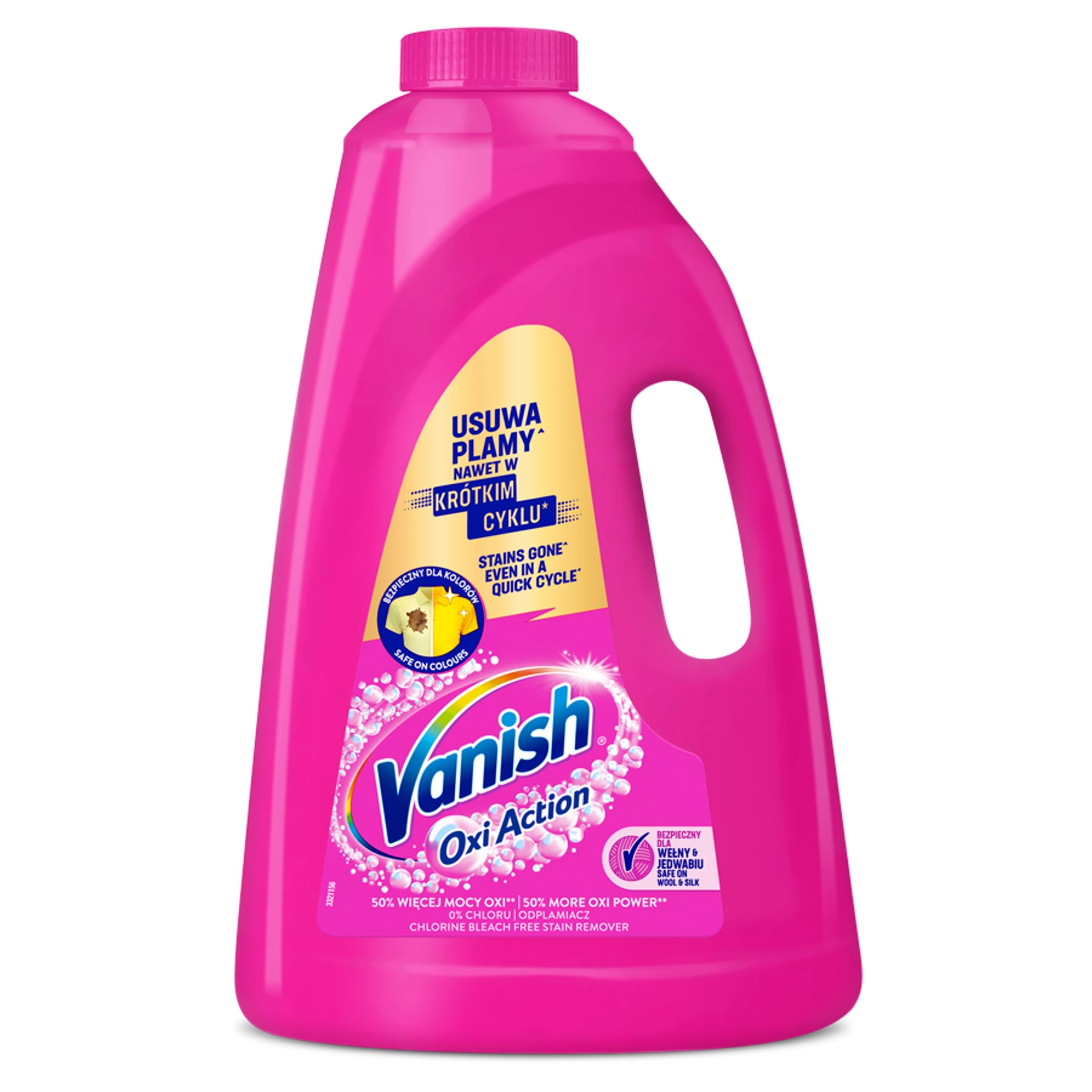 2X Gel Odstraňovač Skvrn Vanish Oxi Action Pink 3L