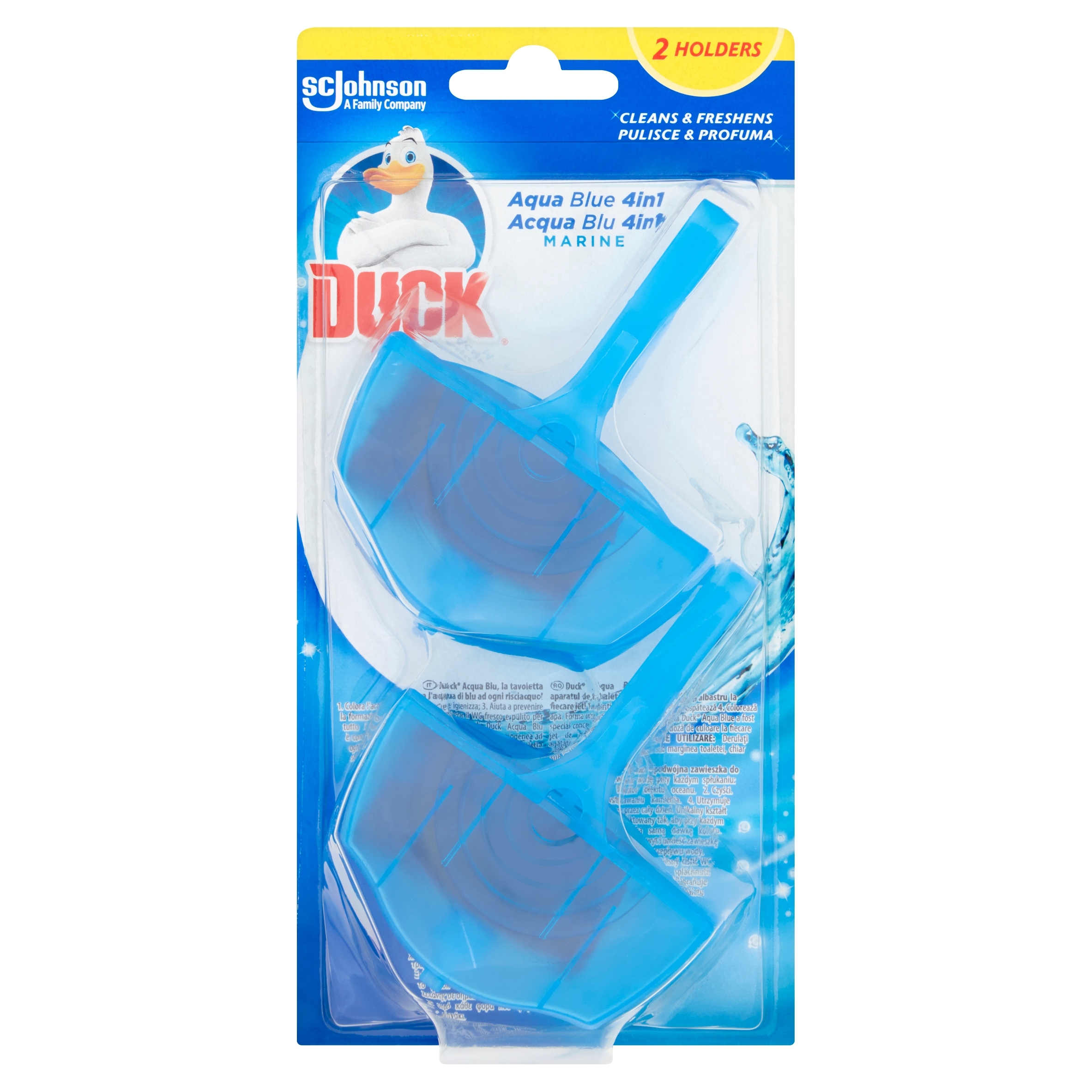 

Duck Aqua Blue zawieszka do Wc zapach morski 2szt.