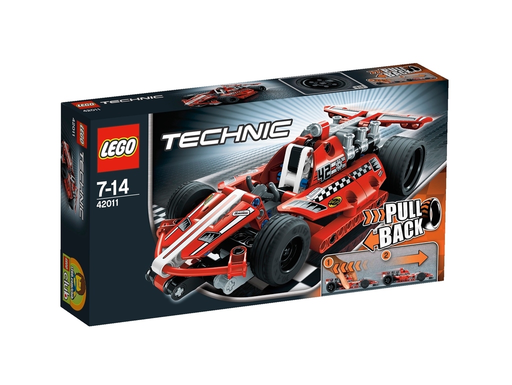 Lego 42011 Technic Samochód wyścigowy, formuła na napęd Unikat z 2013 R.
