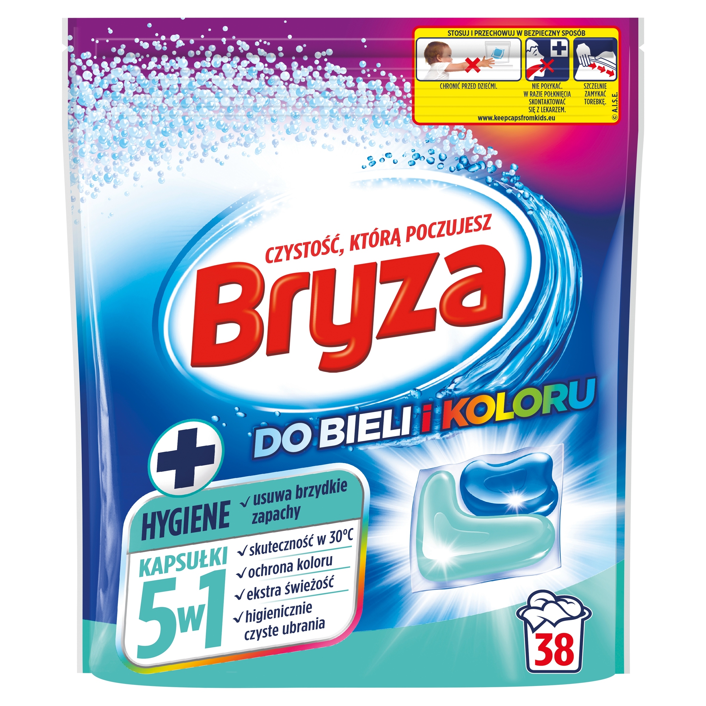 Levně Kapsle na mytí Bryza 38 ks
