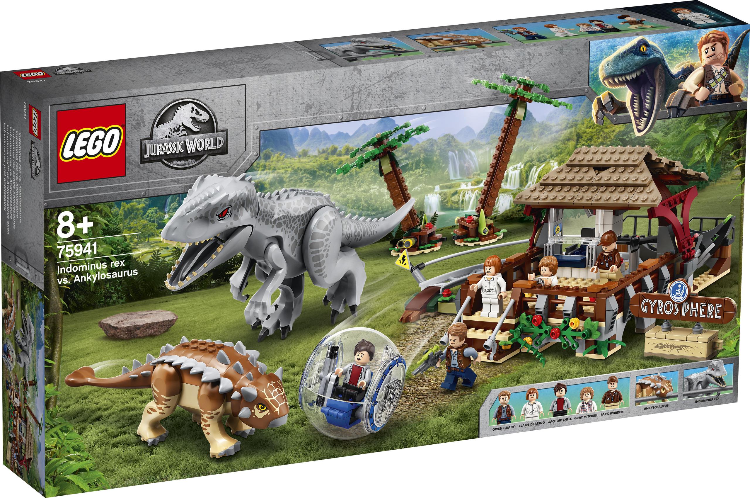 Lego 75941 Jurassic World Indominus Rex kontra ankylozaur