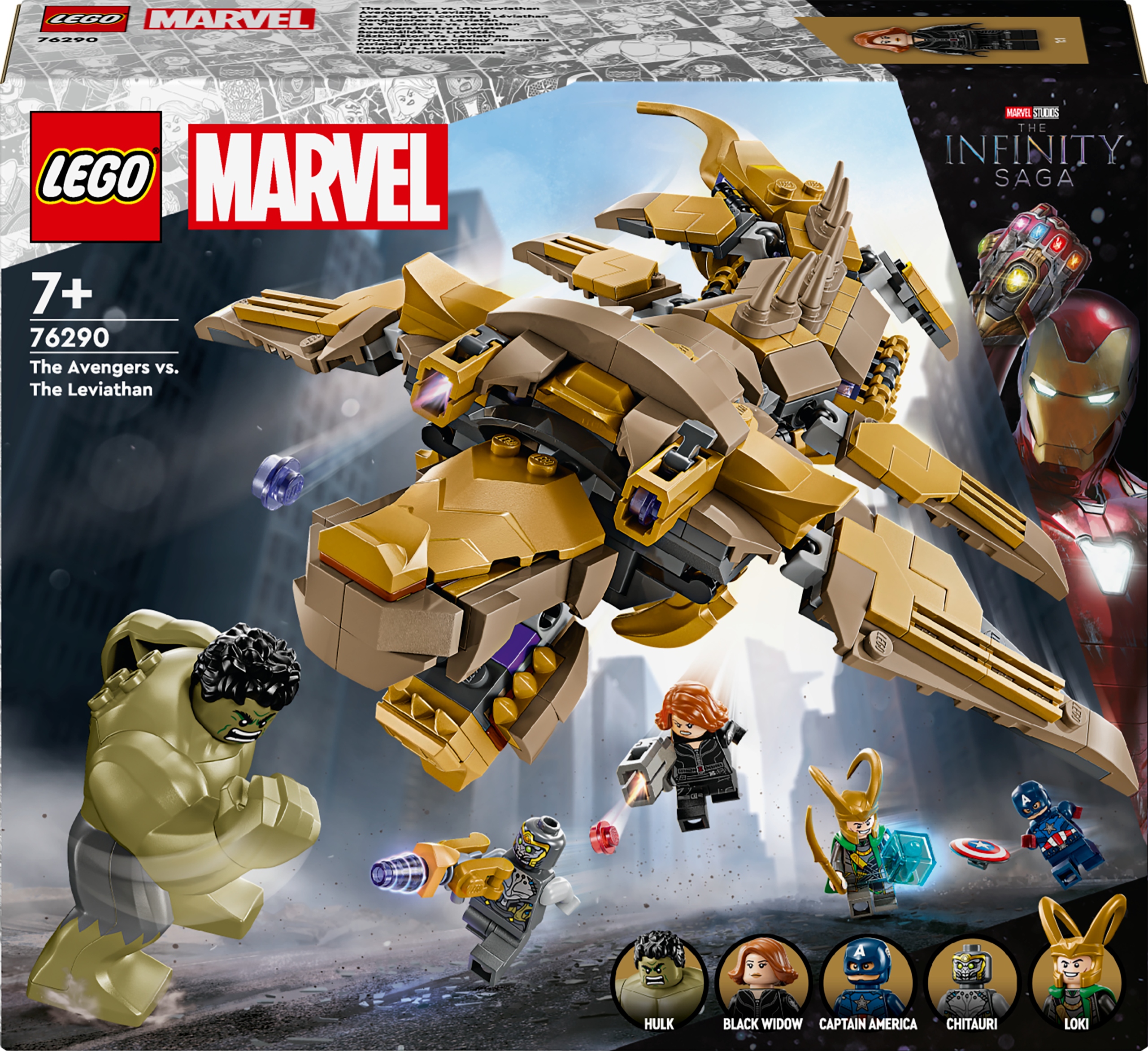 Lego Heroes Marvel 76290 Avengers versus Leviatan