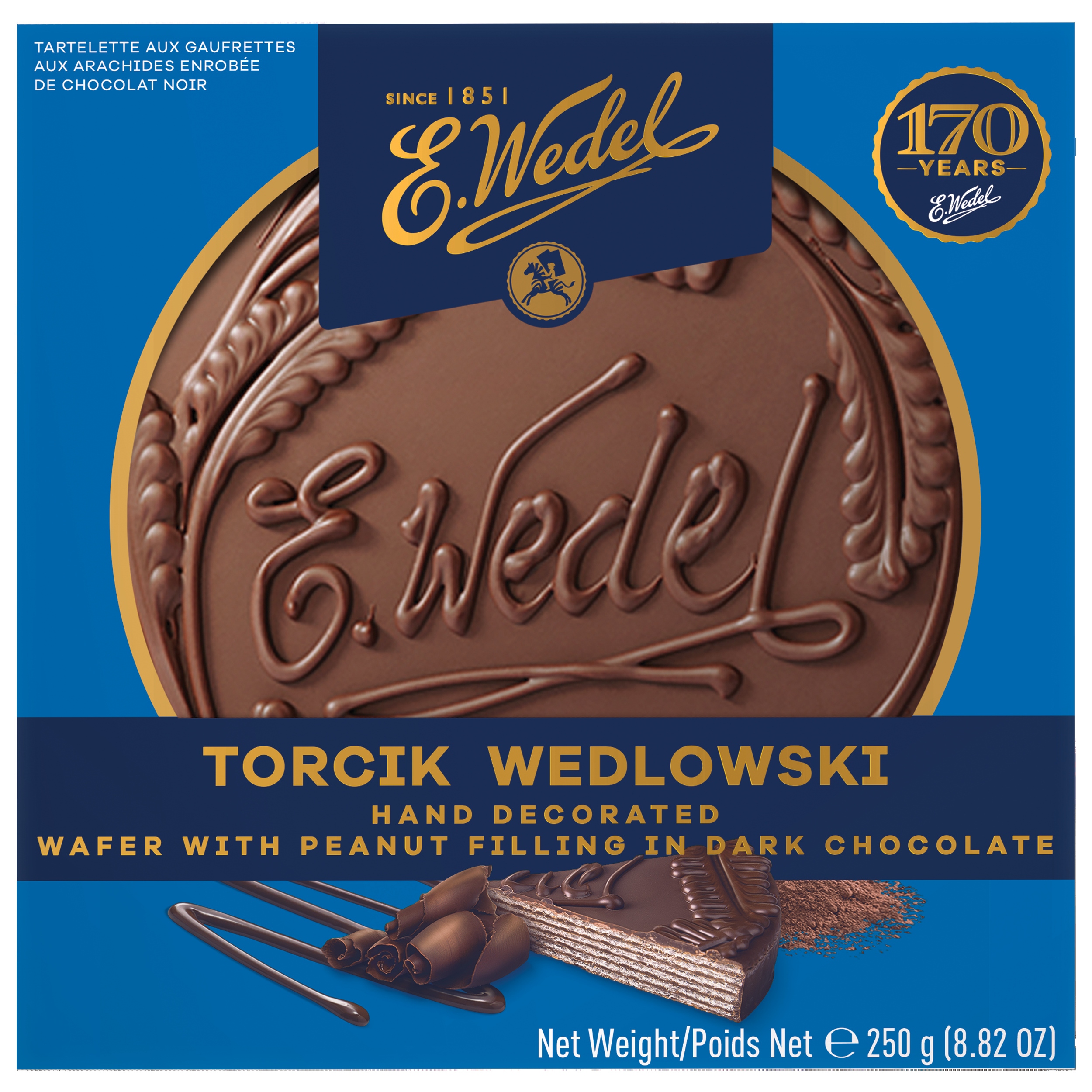 E.Wedel Torcik Czekoladowy Wedlowski 250g x 12szt Dinc
