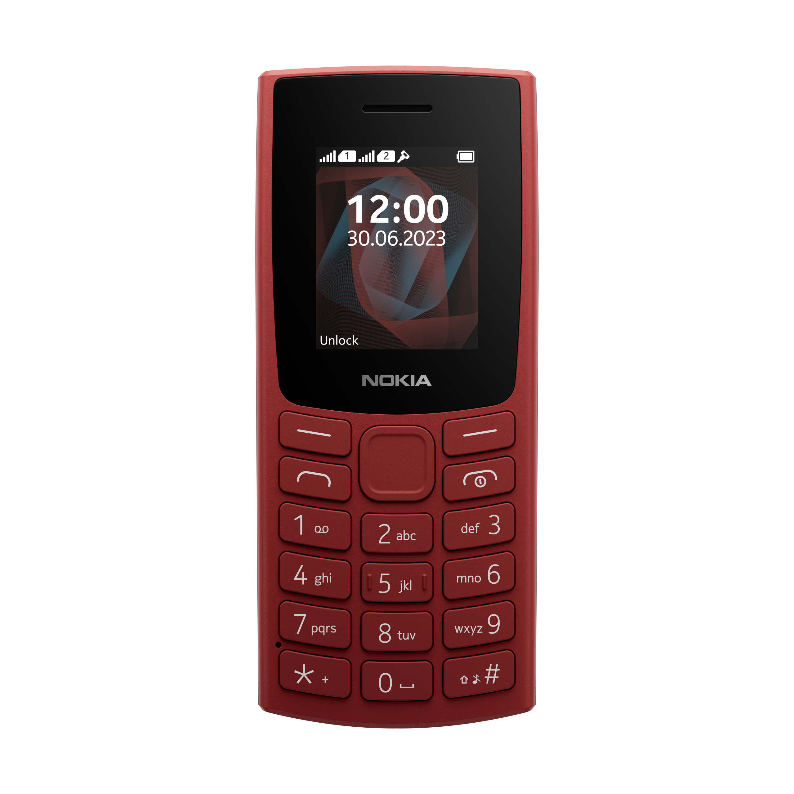 Telefon komórkowy Nokia 105 4 MB / 4 MB czerwony