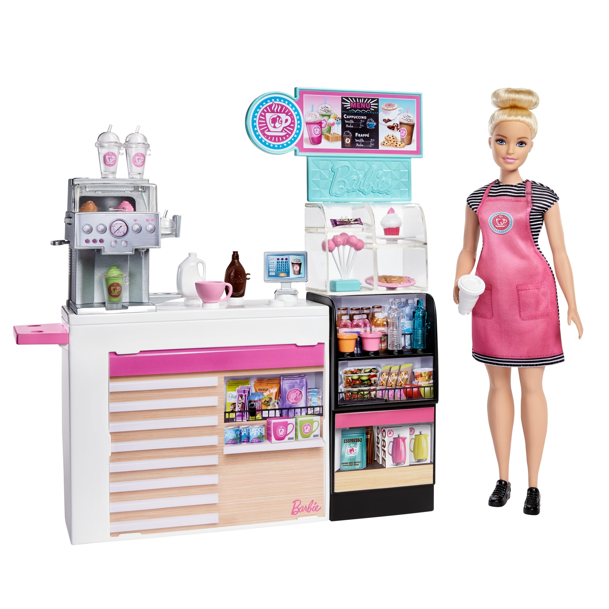 

Lalka Barbie Coffie Shop Kawiarenka GMW03