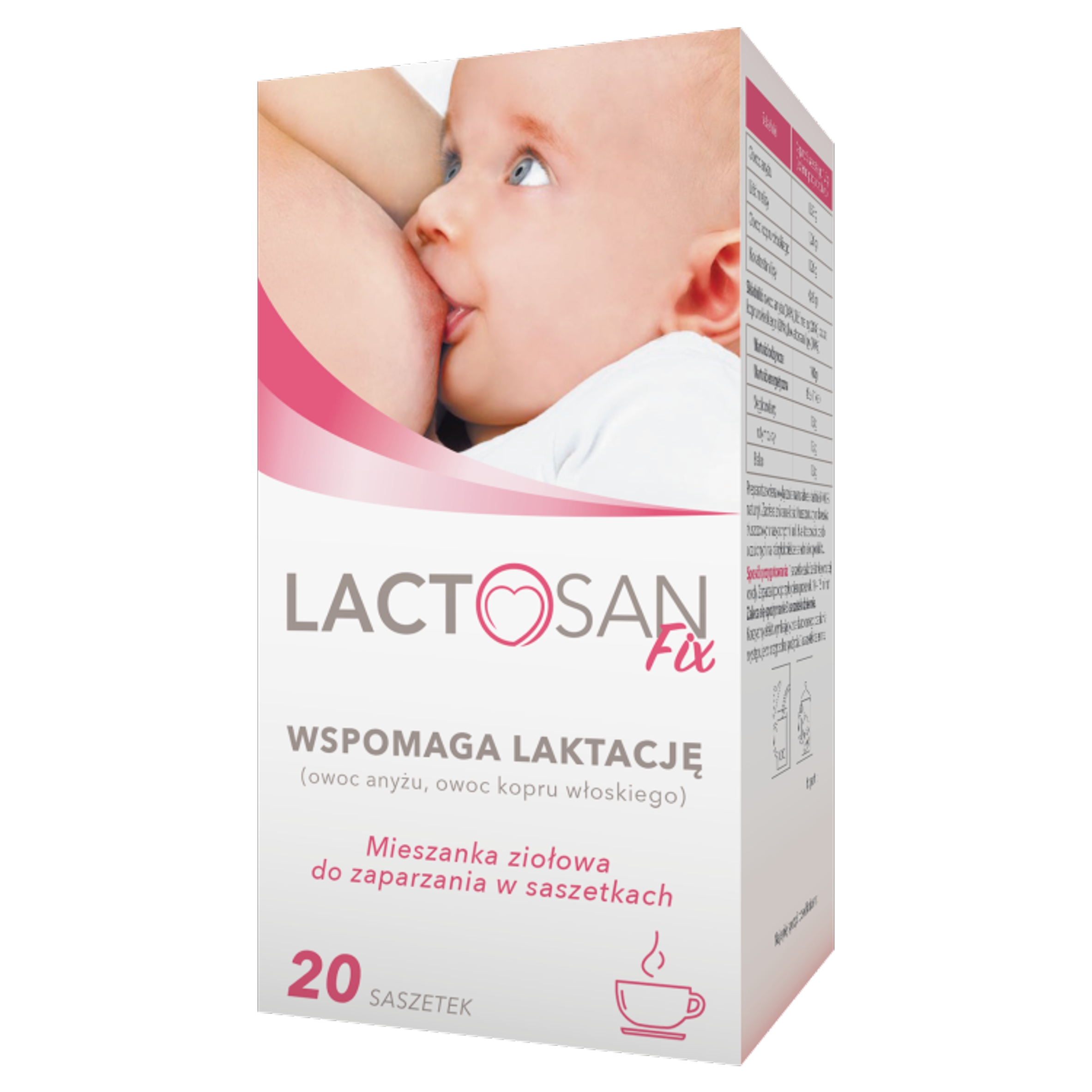 

HerbapolLactosan Fix wspomagające laktację 20x