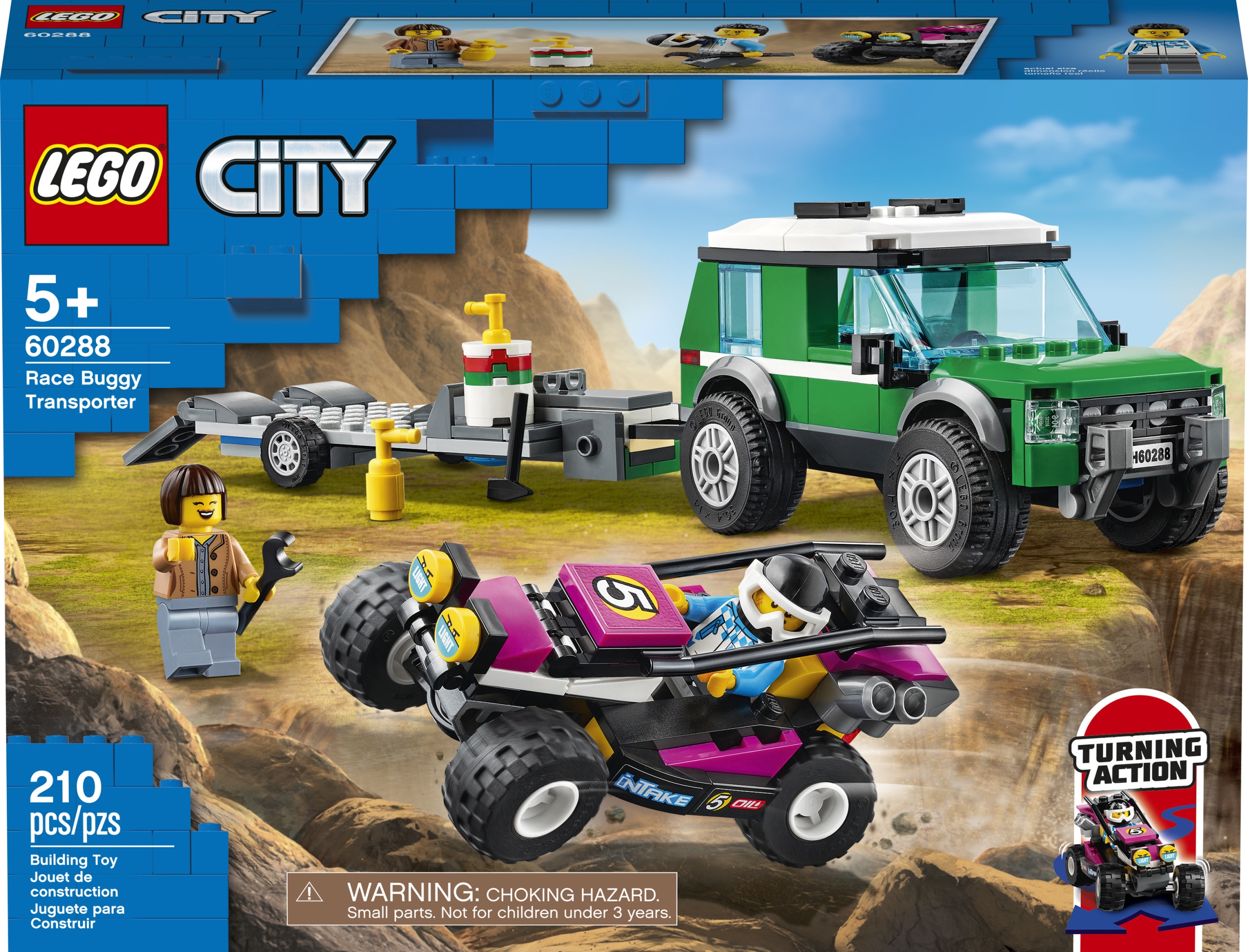 Lego City 60288 Transporter łazika wyścigowego