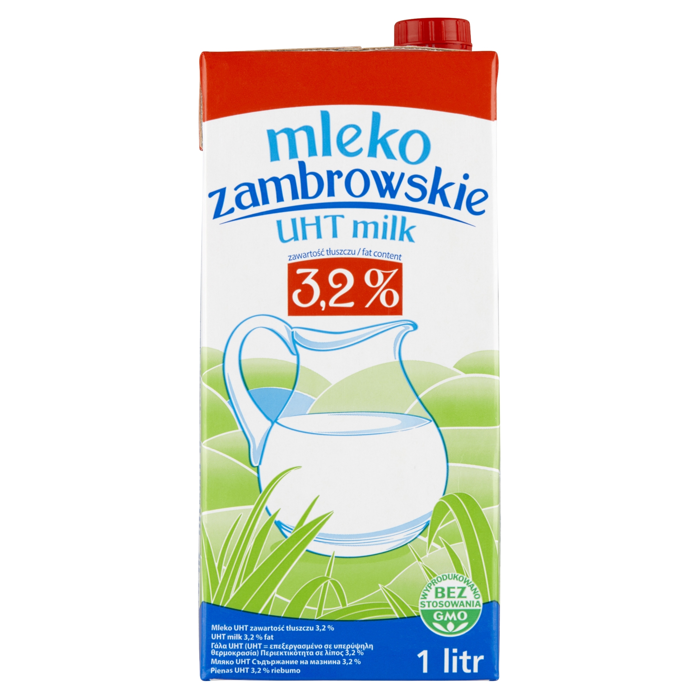 Levně Zambrovské mléko Uht 3,2 % 1 l x 12 kusů