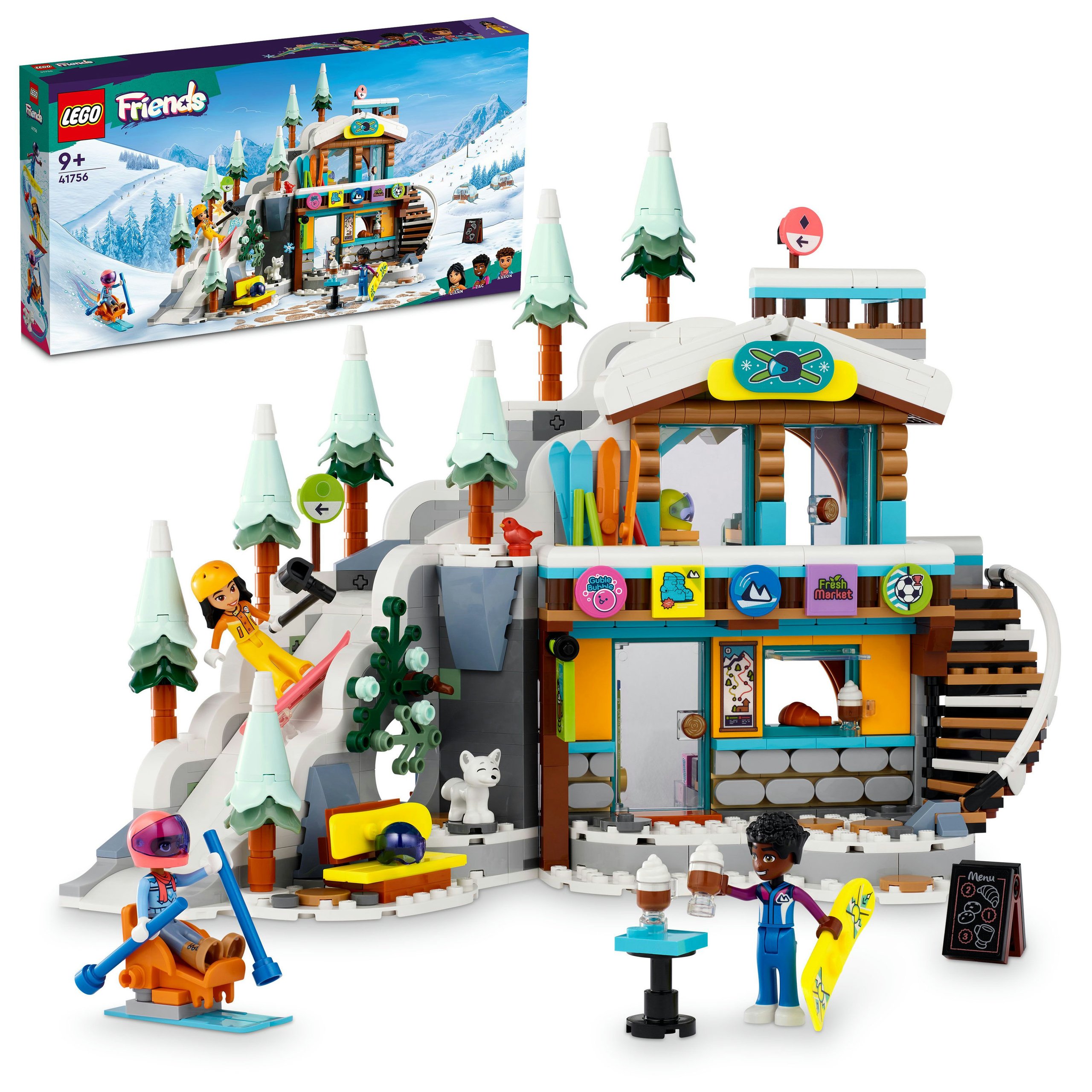 Lego 41756 Friends Lyžařská sjezdovka a kavárna