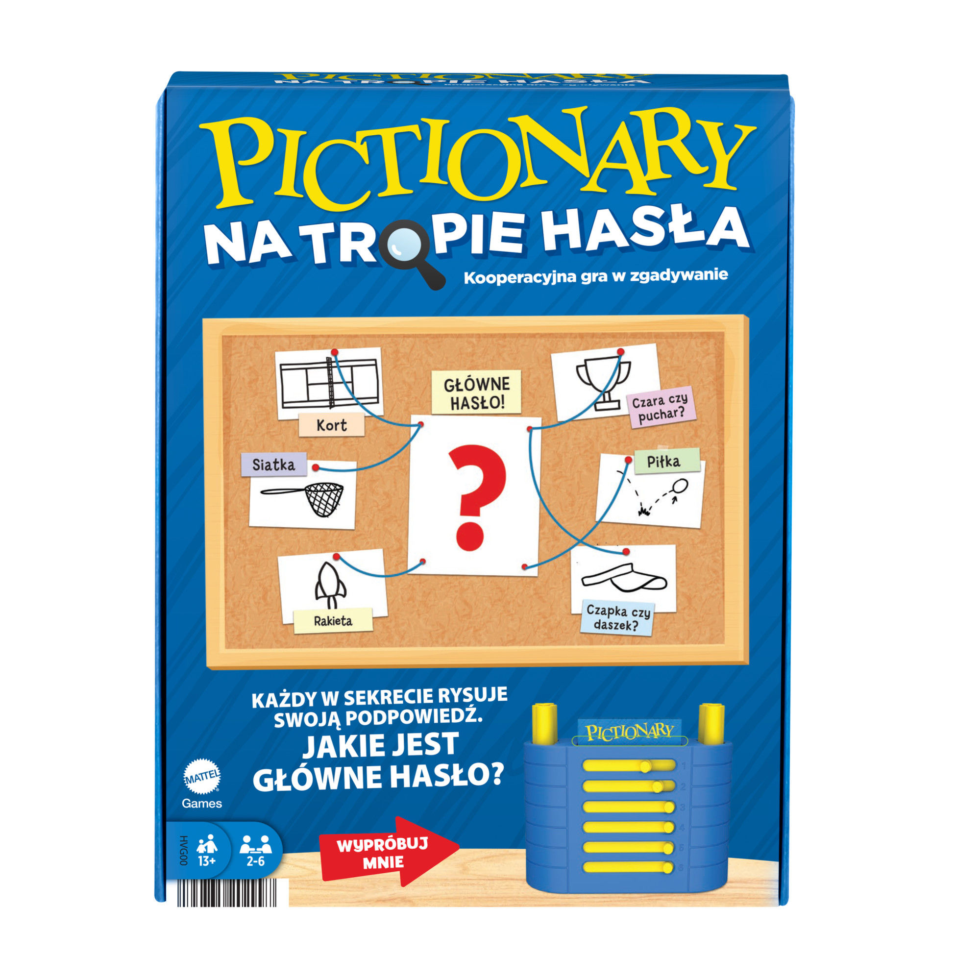 Mattel Gra planszowa Pictionary Na Tropie Hasła HVG00