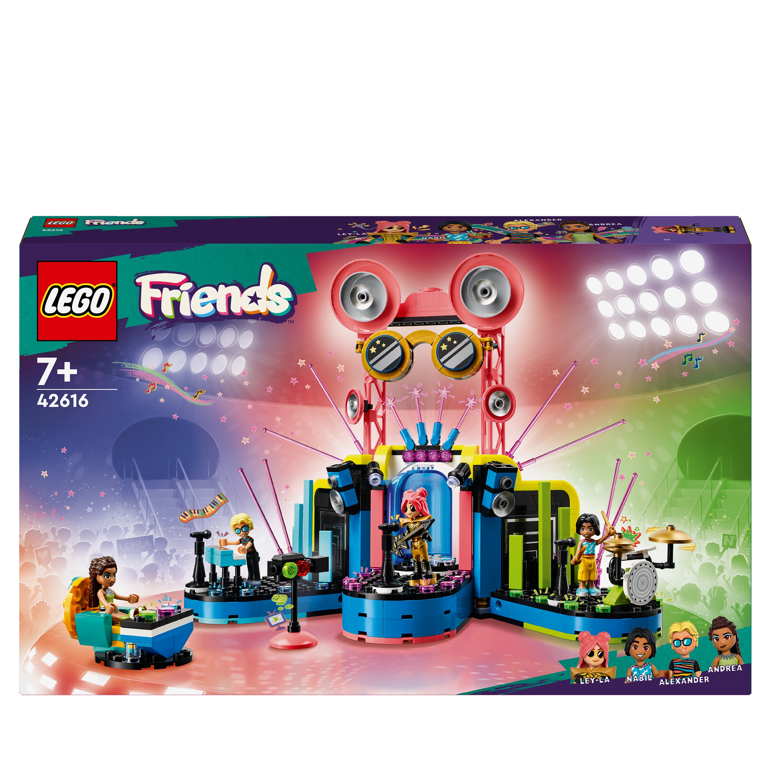Lego Friends 42616 Přehlídka hudebních talentů v městečku Heartlake
