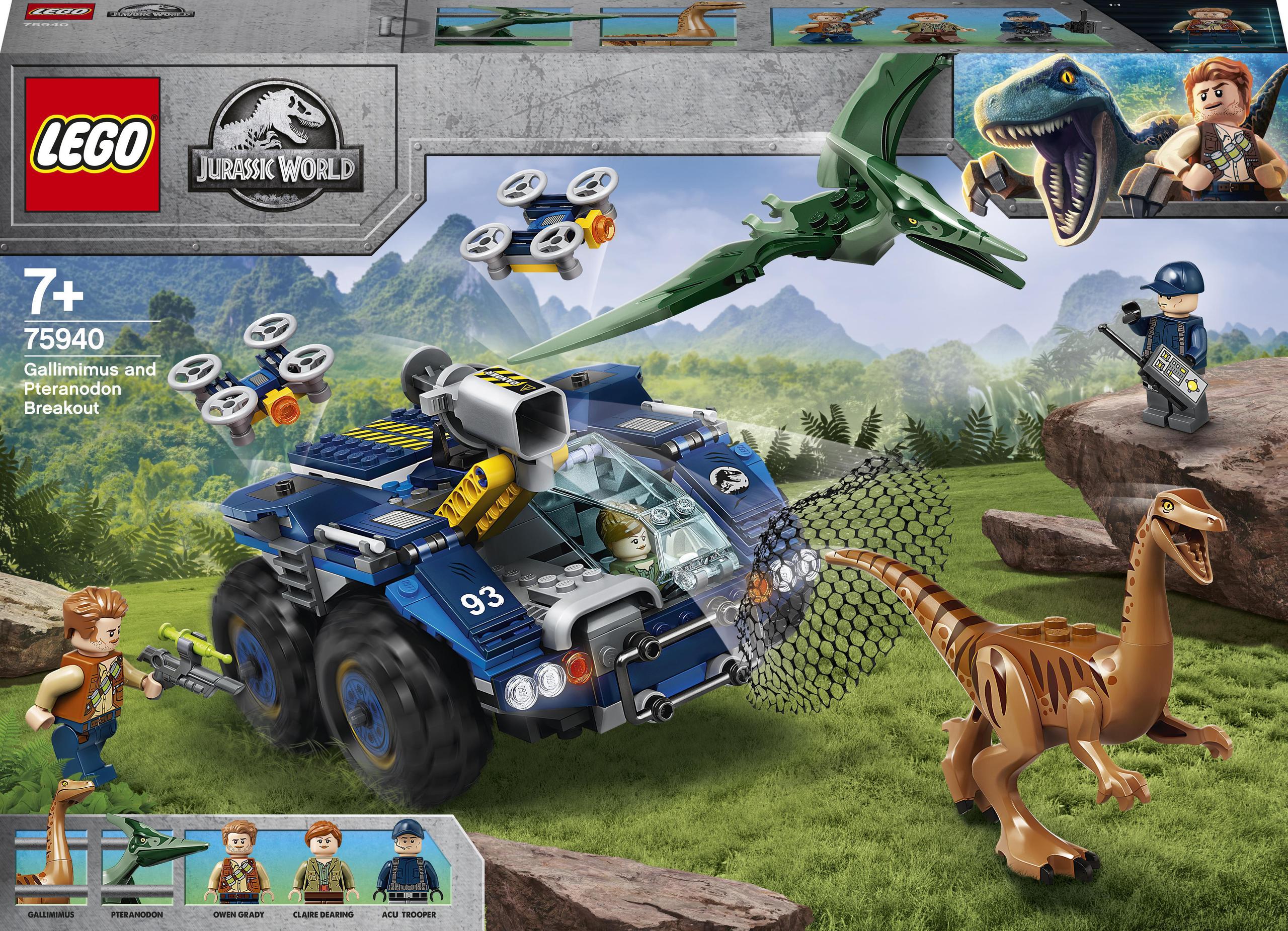 Lego Jurassic World 75940 Gallimim i pteranodon: ucieczka