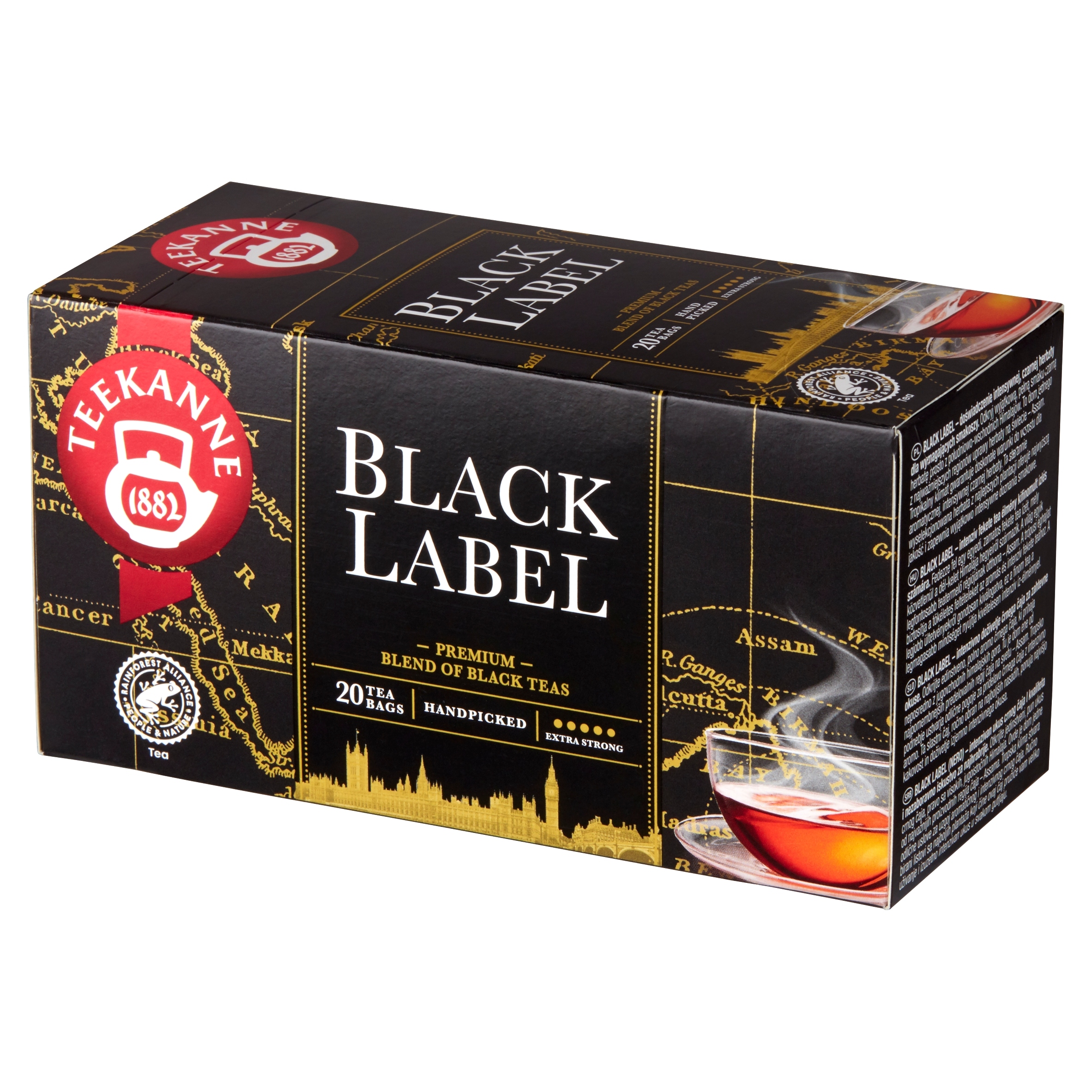 Teekanne Čaj Černý Black Label 20 x 2 g