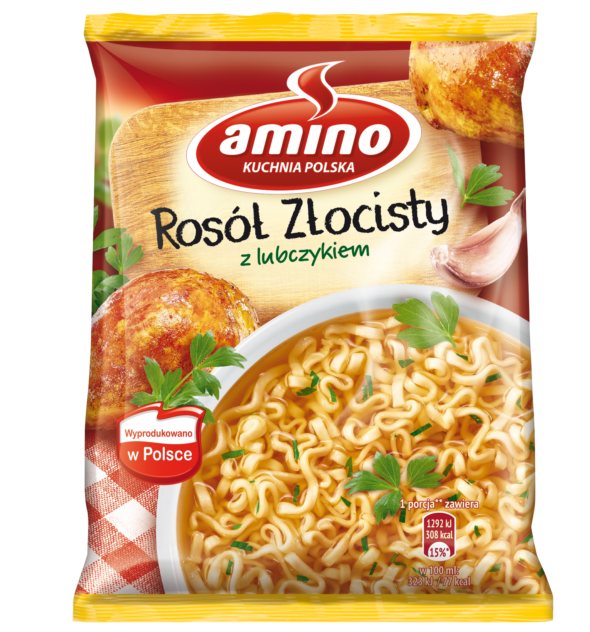 Levně 17 x Amino Polévka Zlatý vývar s libečkem 57 g