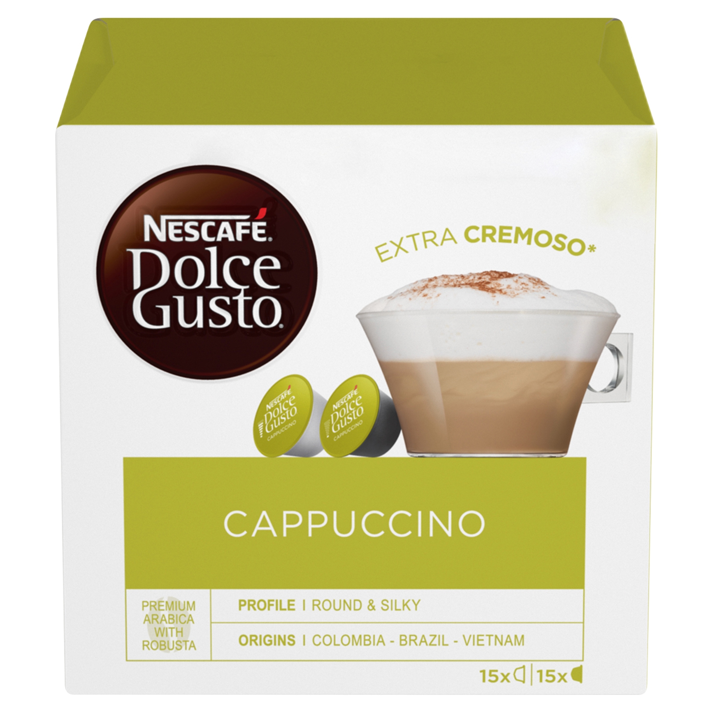 Kapsle do Dolce Gusto Nescafe Cappuccino 30 ks