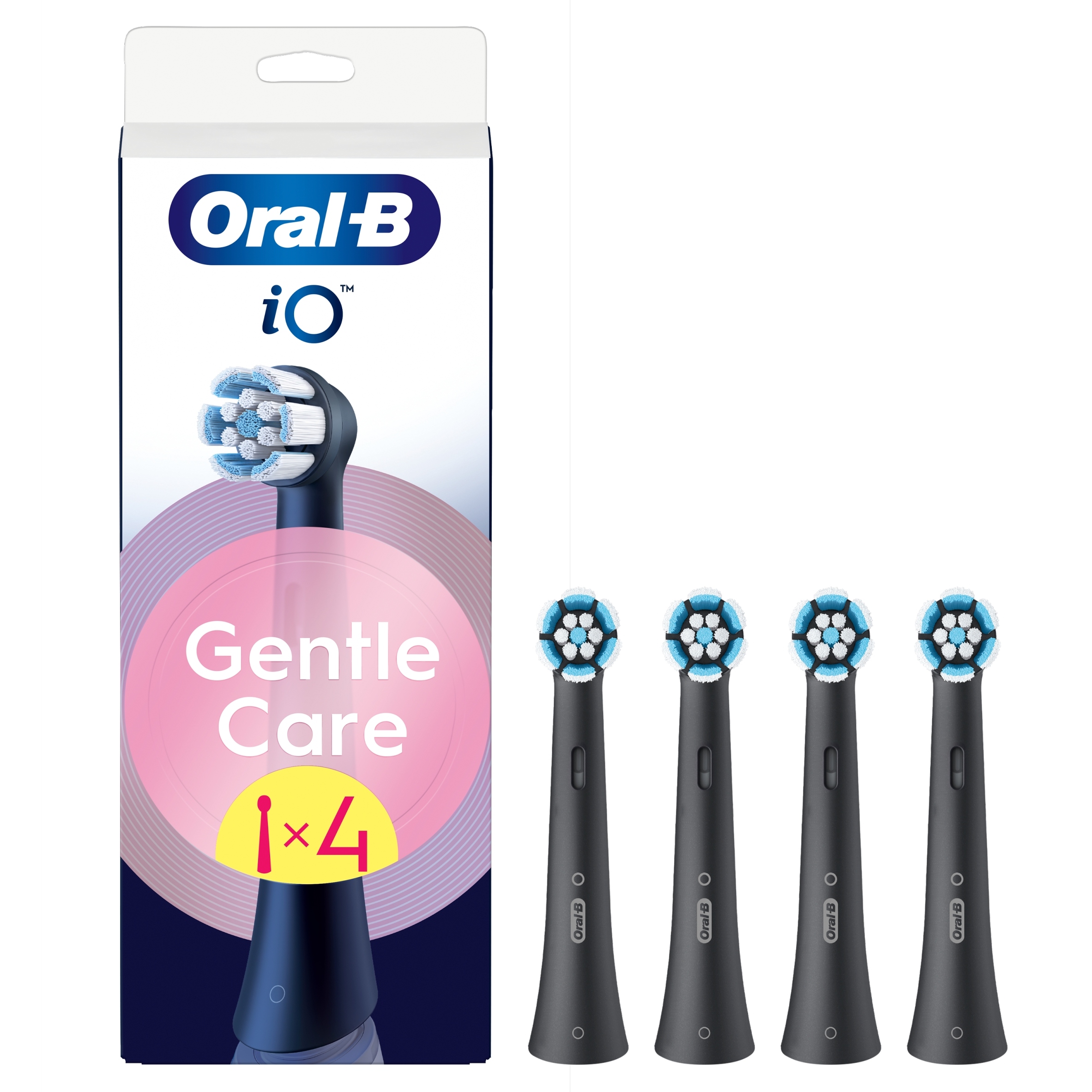 Oryginalne Końcówki do Szczoteczki Elektrycznej Oral-B iO Gentle Care 4szt
