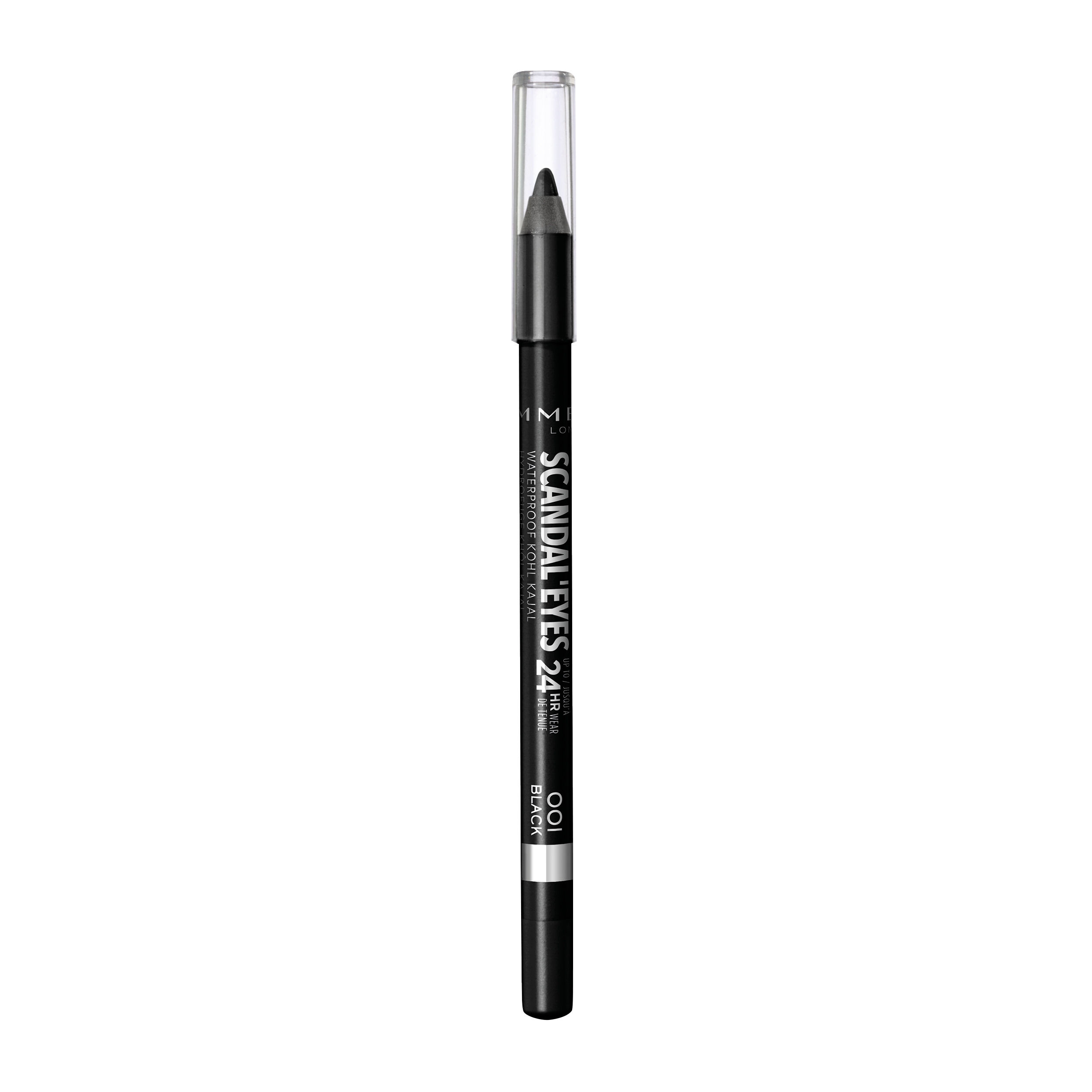 Tužka na oči Rimmel tvrdá matná černá Scandal Eyes 1,20 ml