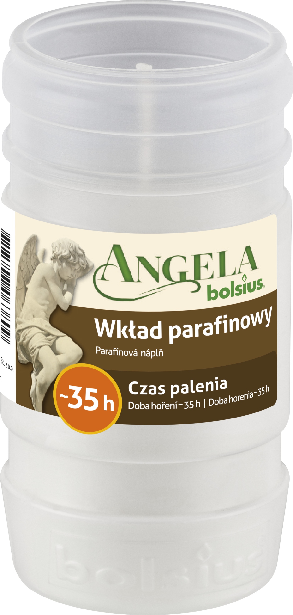 

Wkład parafinowy 35h Angela Bolsius