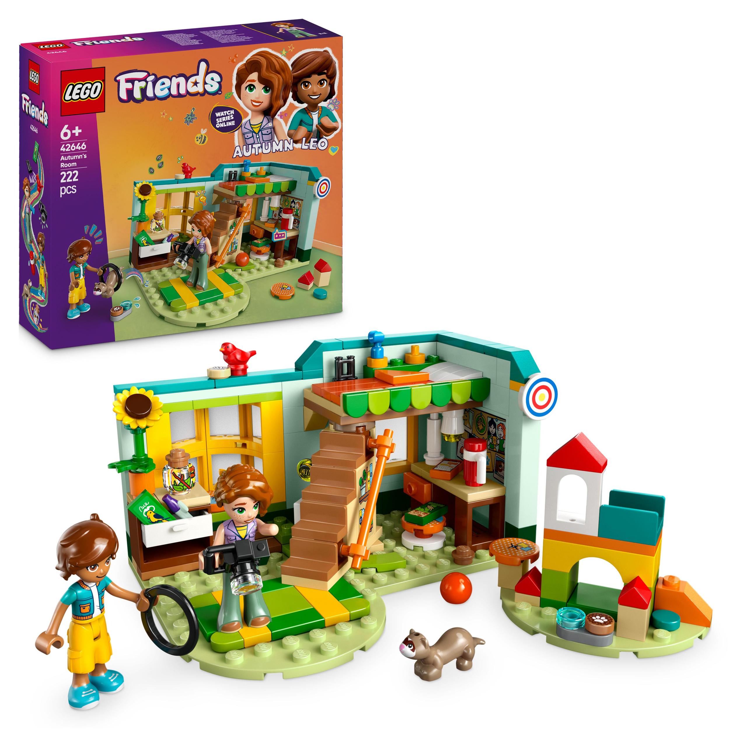 Lego Friends 42646 Pokoj Autumn Leo Pták Fretka Slunečnice Dětské Hřiště