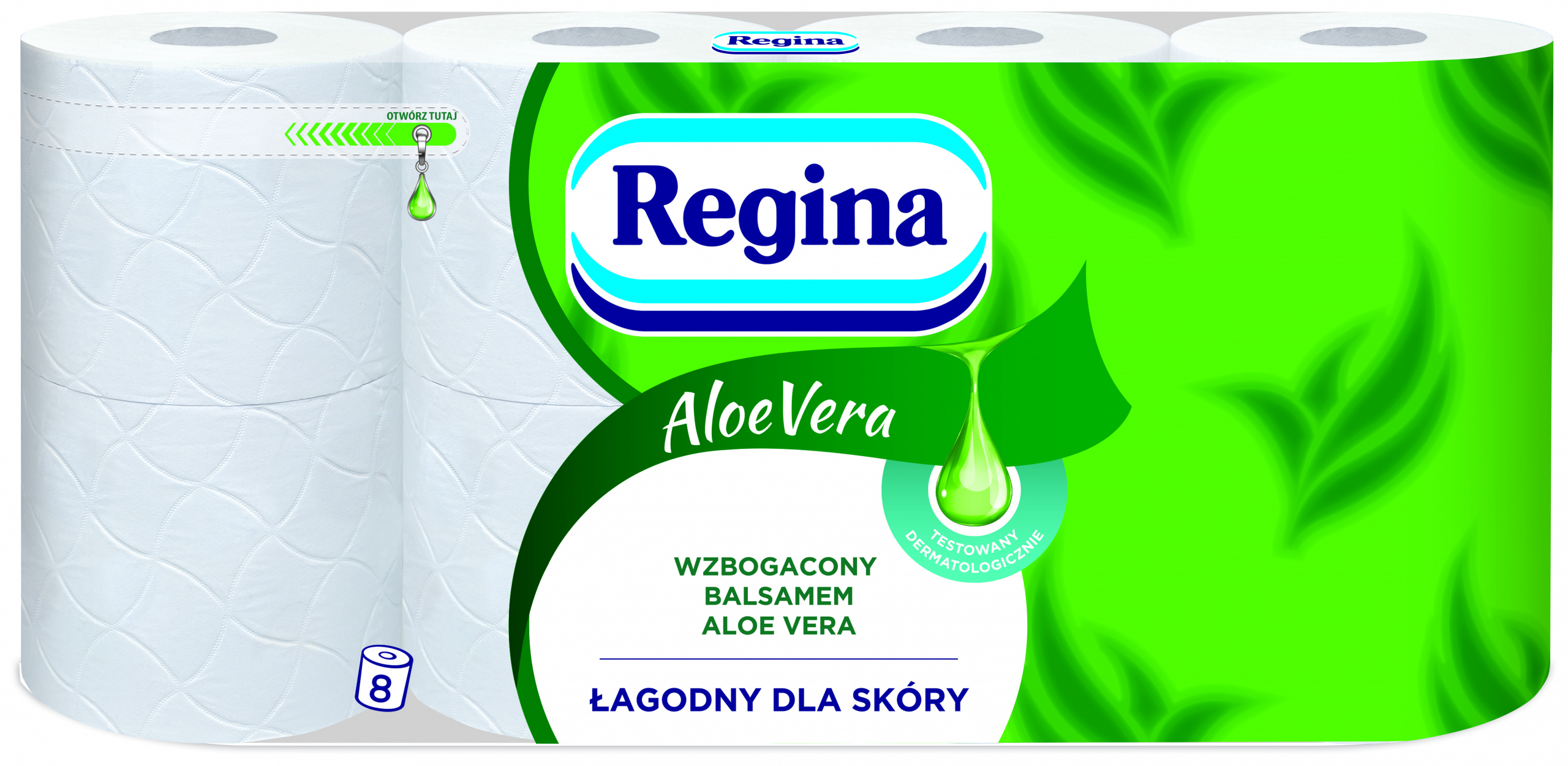 

Regina Aloe Vera papier toaletowy 3-warstwowy 8 ro