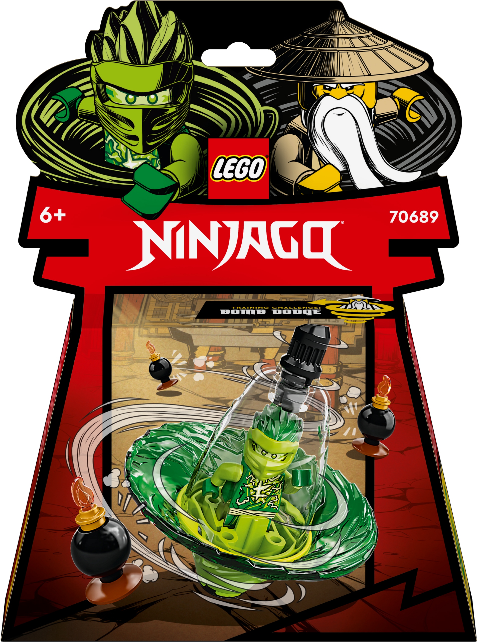 Lego Ninjago Szkolenie wojownika Spinjitzu Lloyda 70689