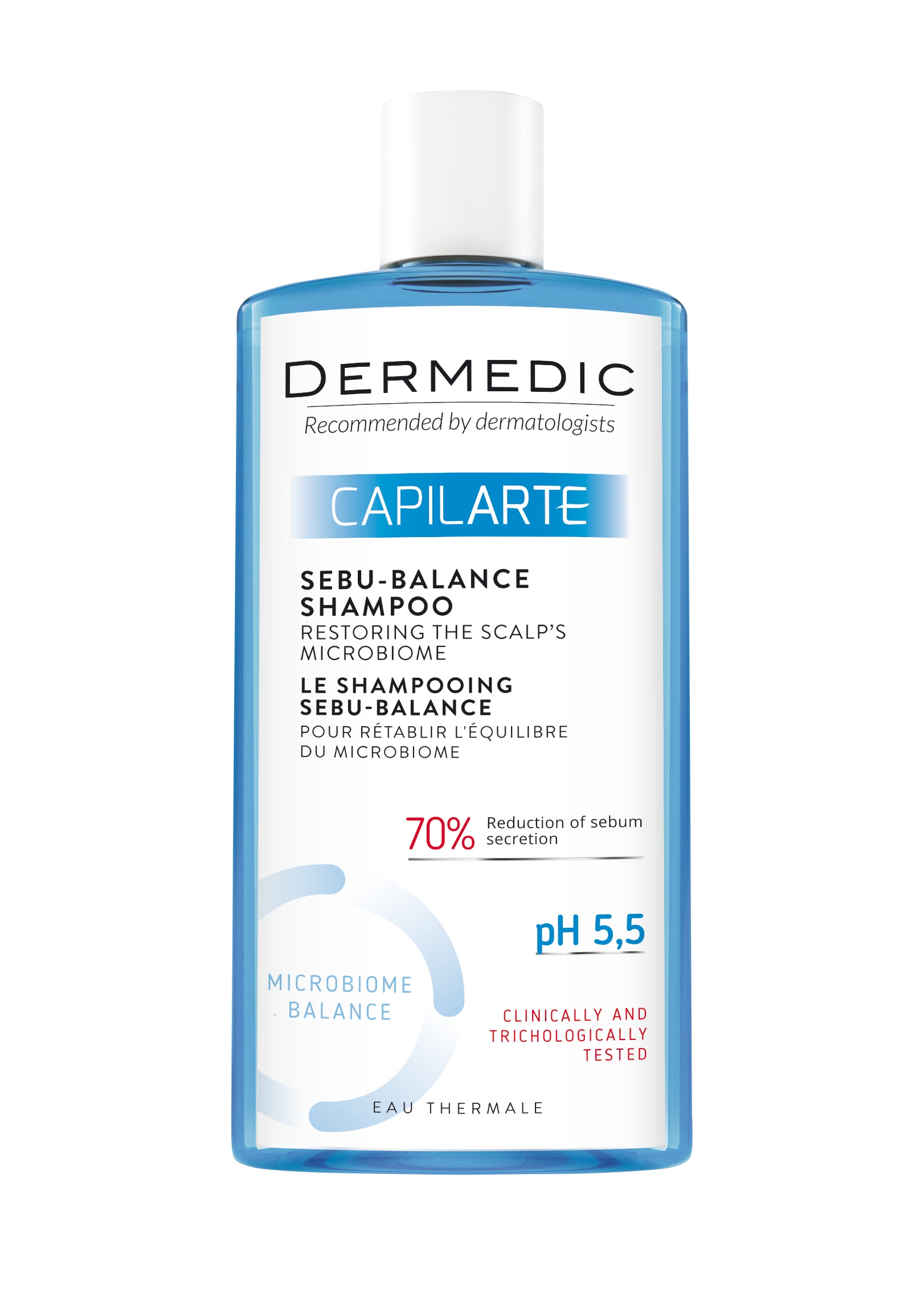 Dermedic Capilarte szampon sebu-balance 300 ml reguluje wydzielanie sebum