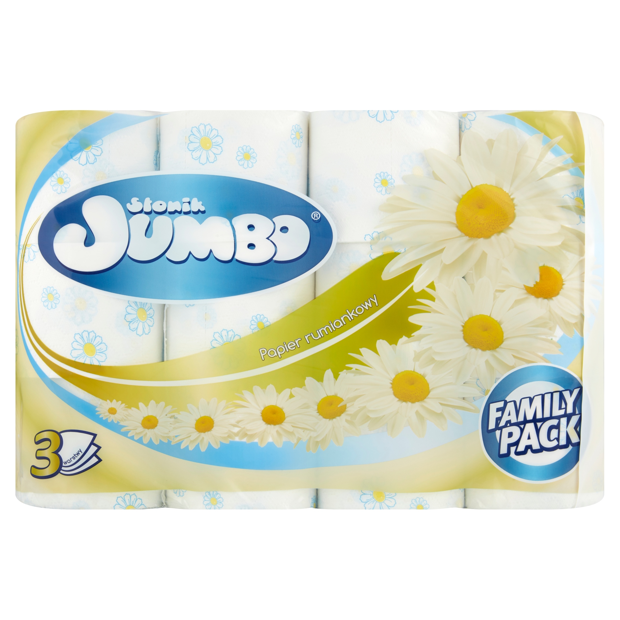 

Papier toaletowy rumianek słonik jumbo 3war 24rol