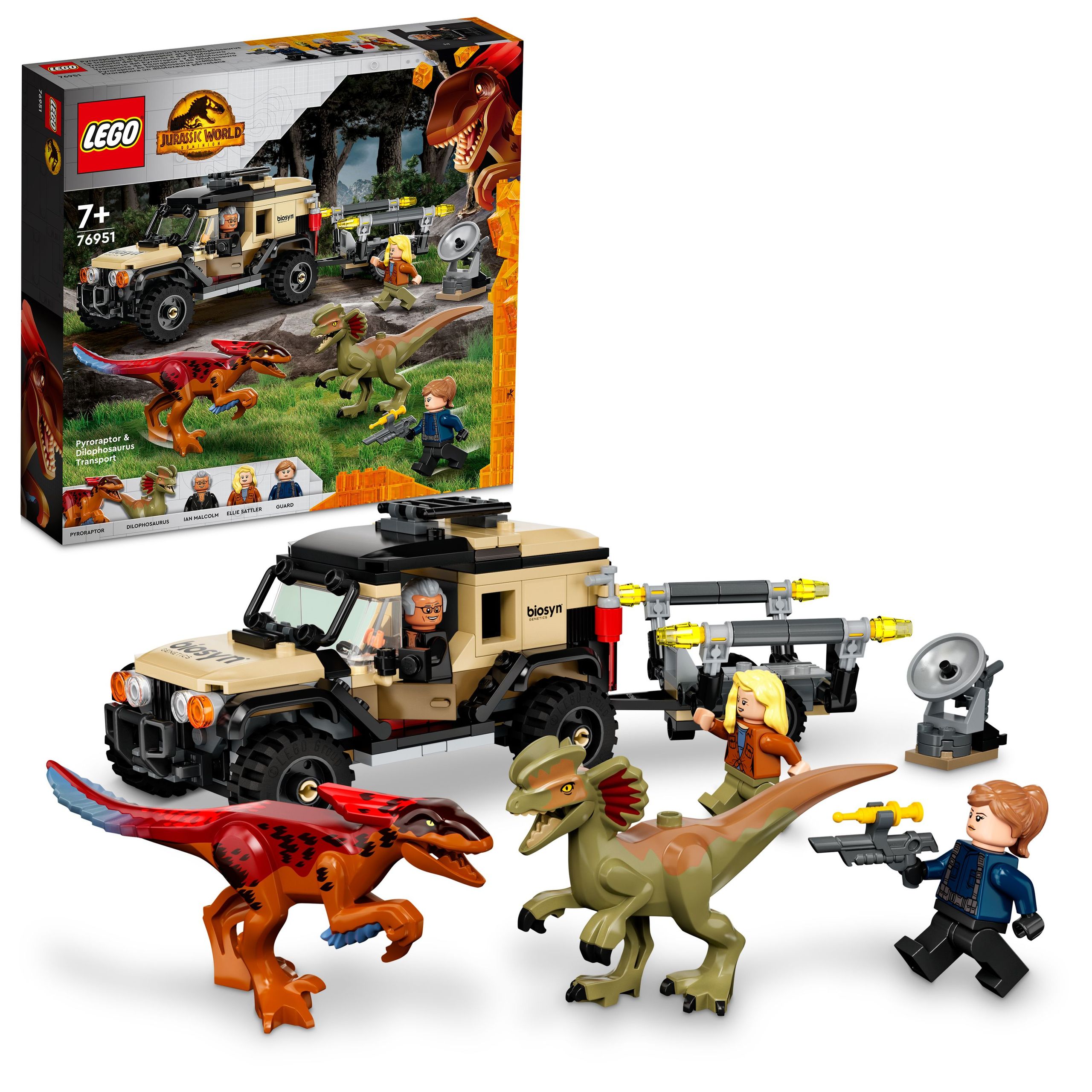 LEGO Jurassic World 76951 Transport pyroraptora