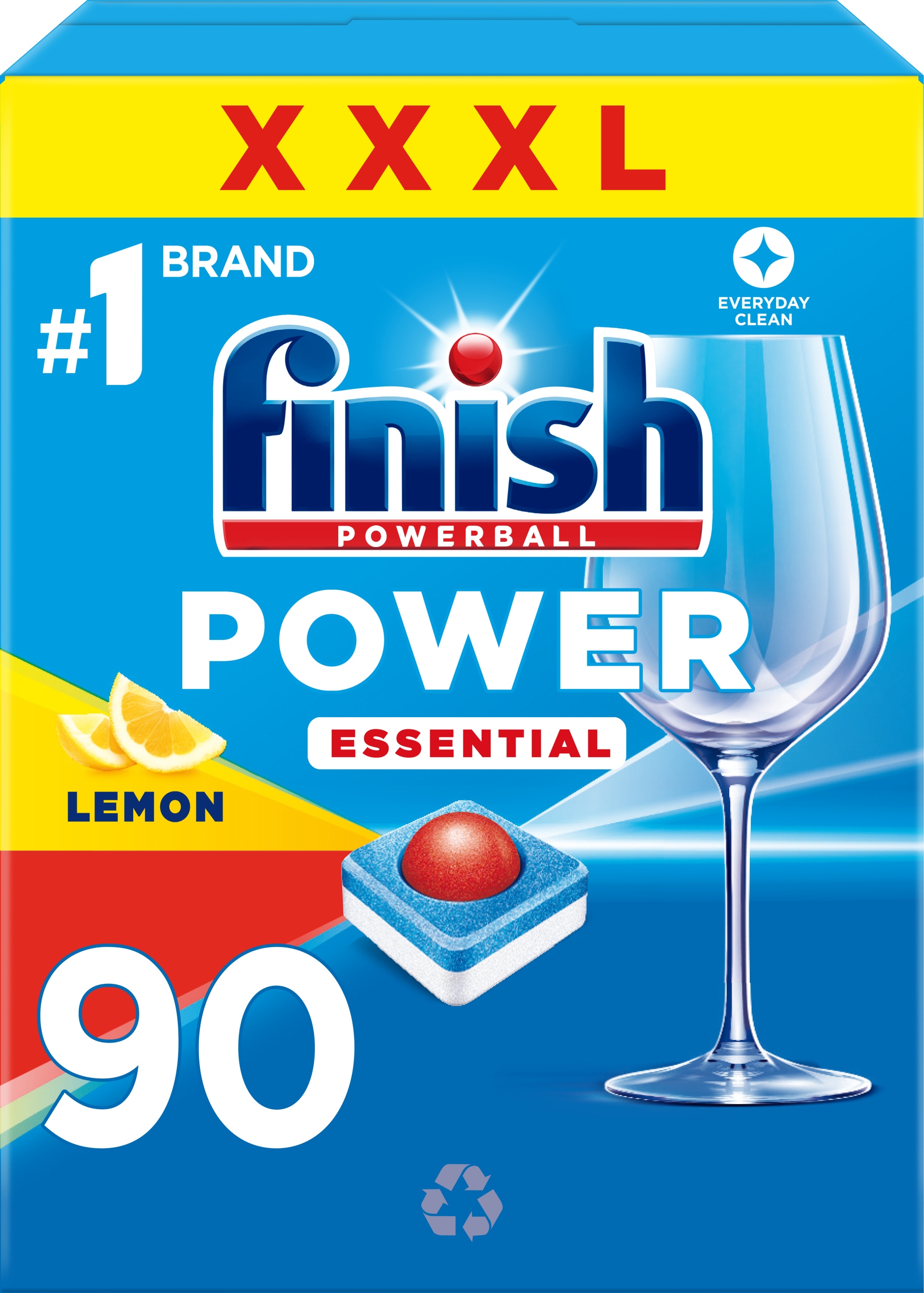 Levně Tabletky Finish Power Essential lemon 90 kusů