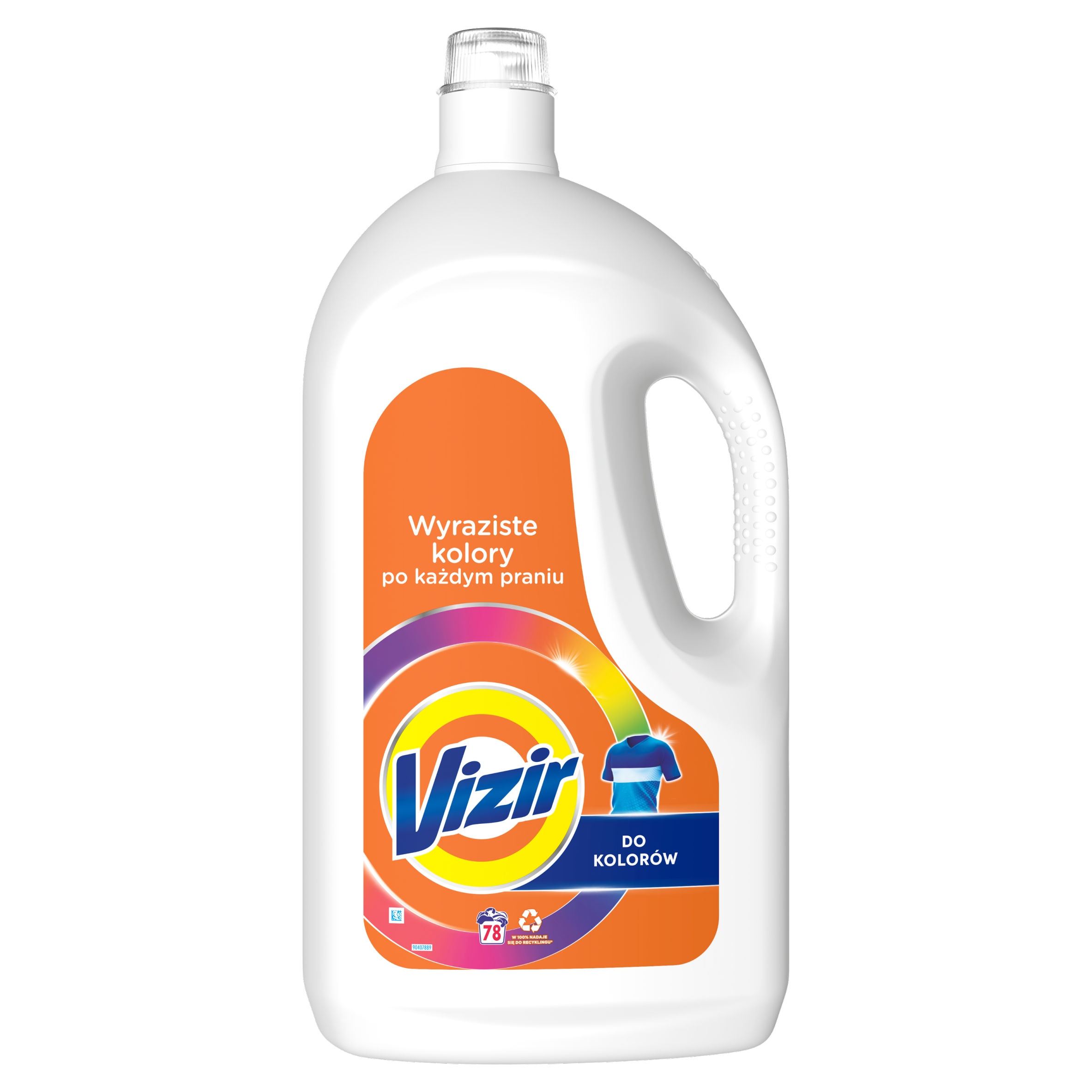Levně Tekutý prací prostředek na barevné prádlo Vizir Color 3,9L 78pr