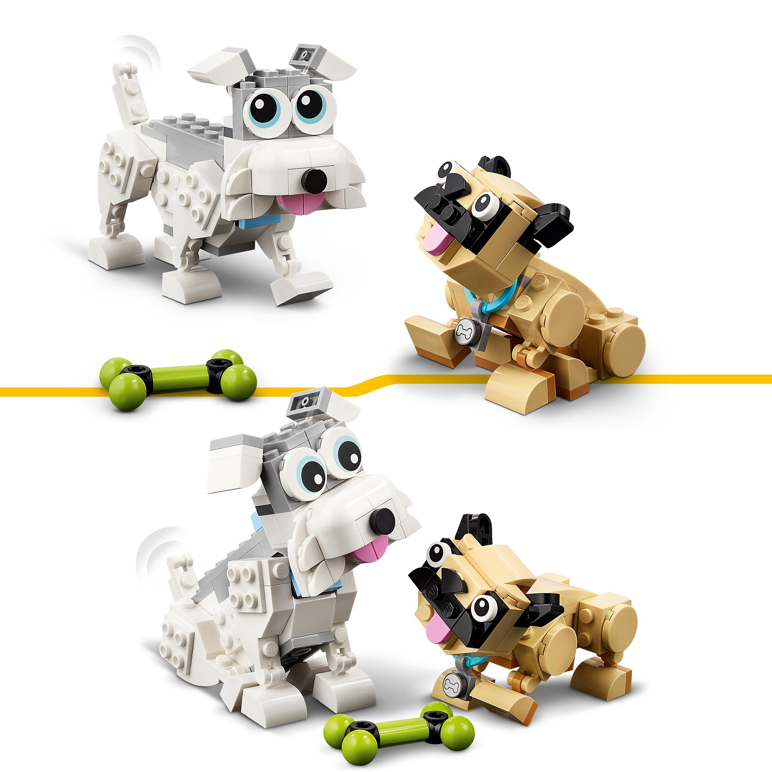 LEGO CREATOR UROCZE PSIAKI ZESTAW 3W1 31137 PSY PIESKI Wiek dziecka 7 lat +
