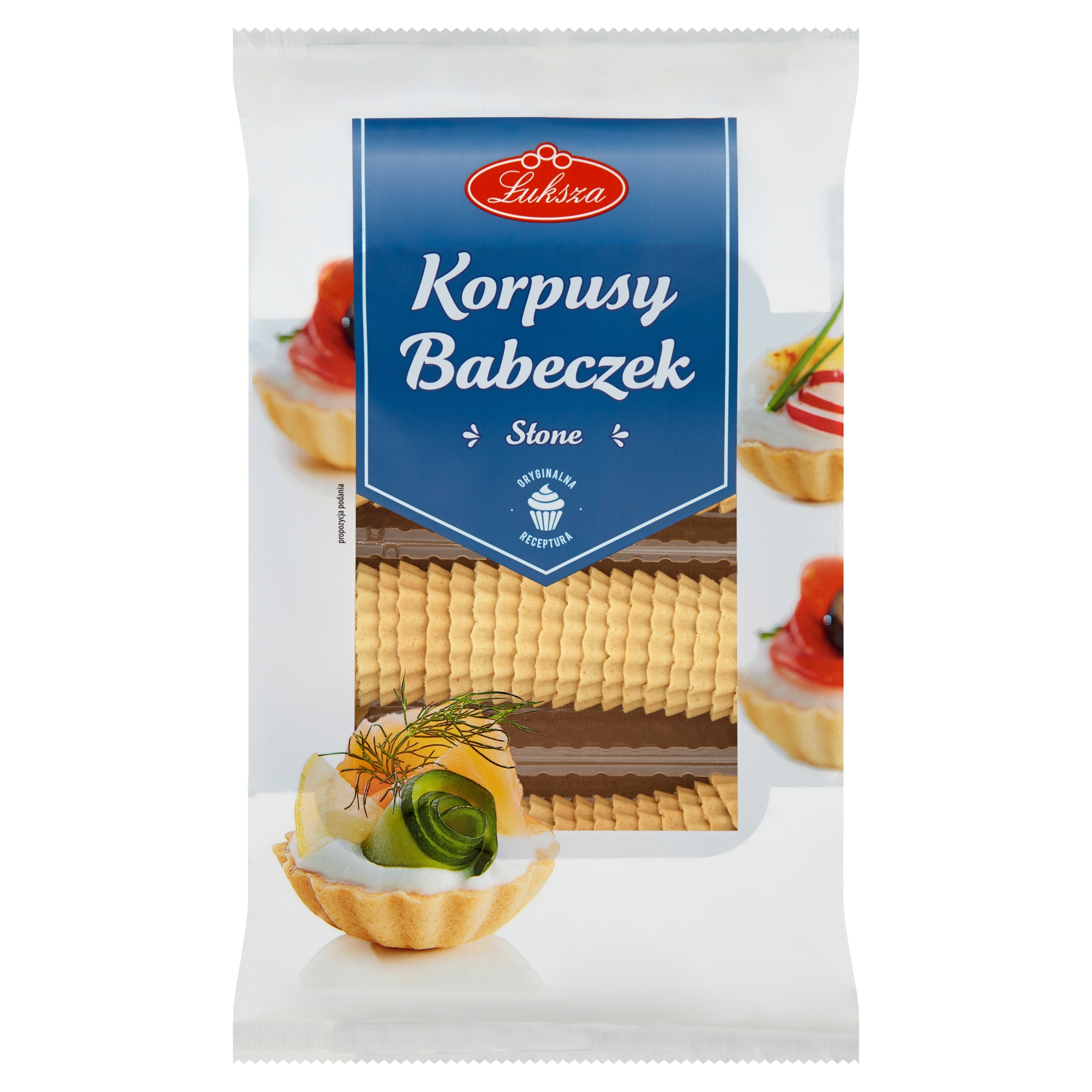 Levně Mini korpusy muffinů Lukša slané malé 505 g křehké tartaletky