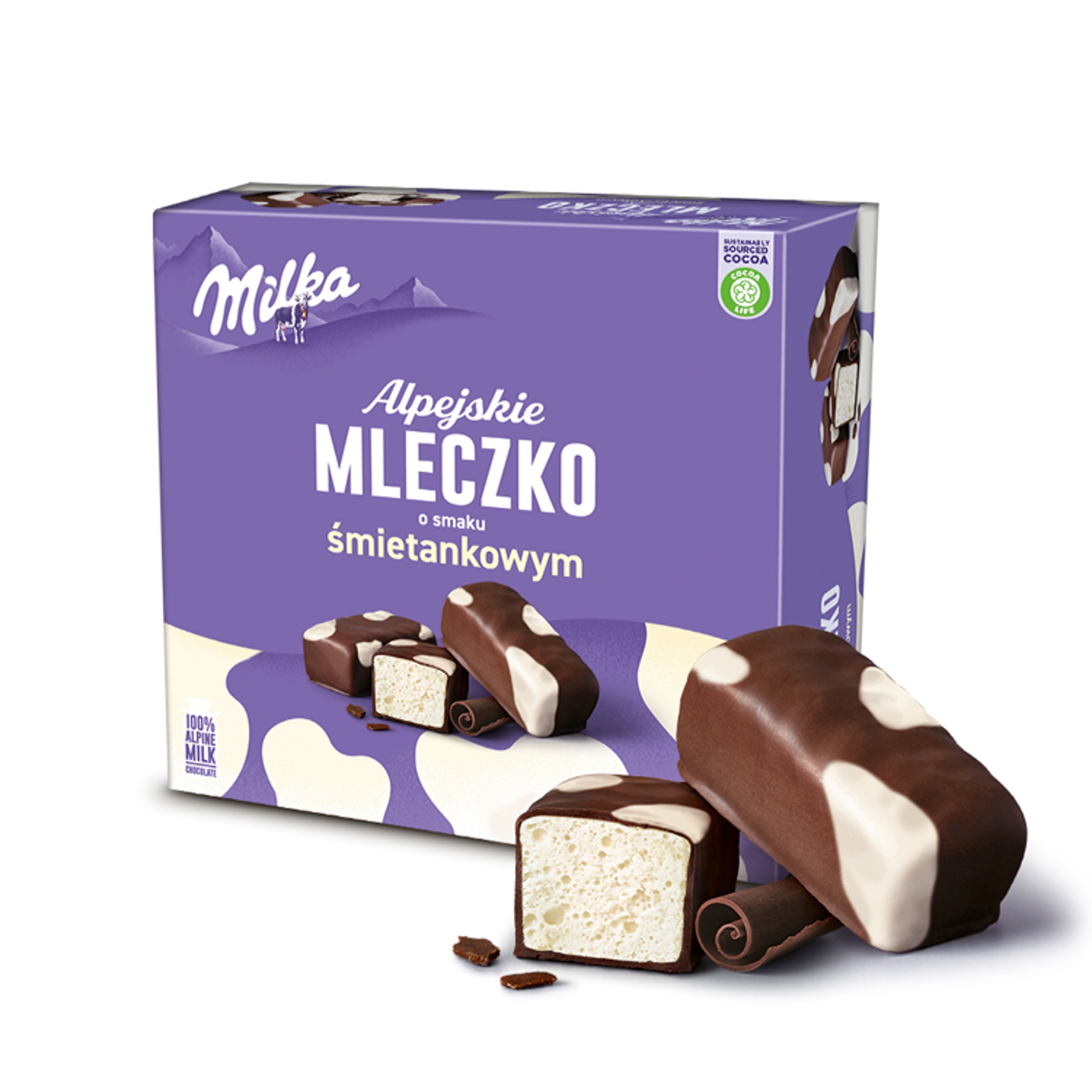 Levně 3x Milka Alpské Pěnové Bonbóny Happy Cows 330 g.