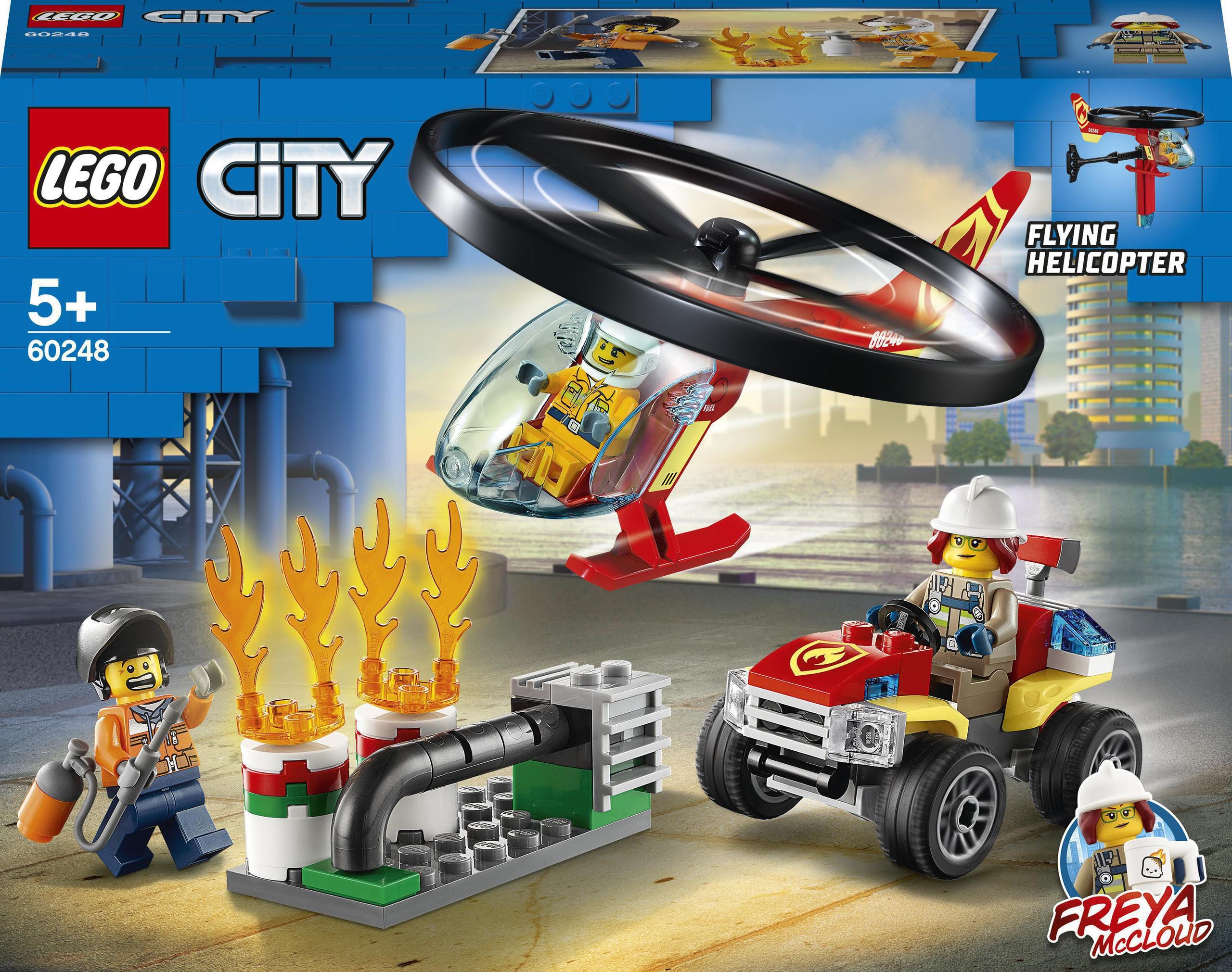 Lego City 60248 Helikopter strażacki leci na ratunek