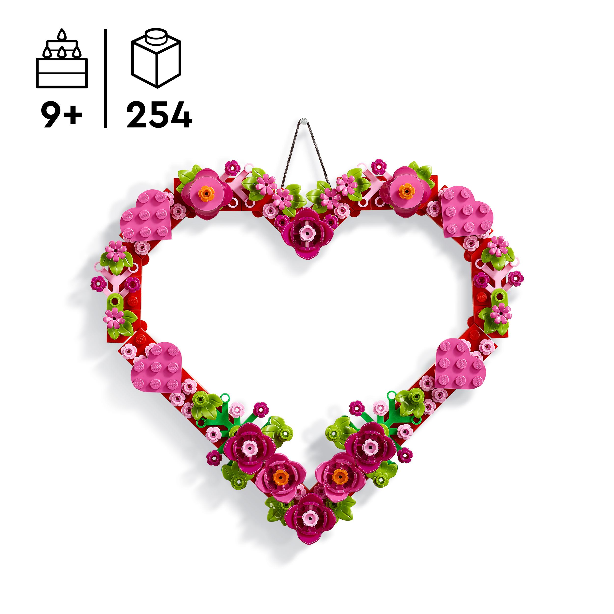 LEGO Icons 40638 OZDOBA W KSZTAŁCIE SERCA PREZENT DEKORACJA WIANEK WIOSNA Marka LEGO