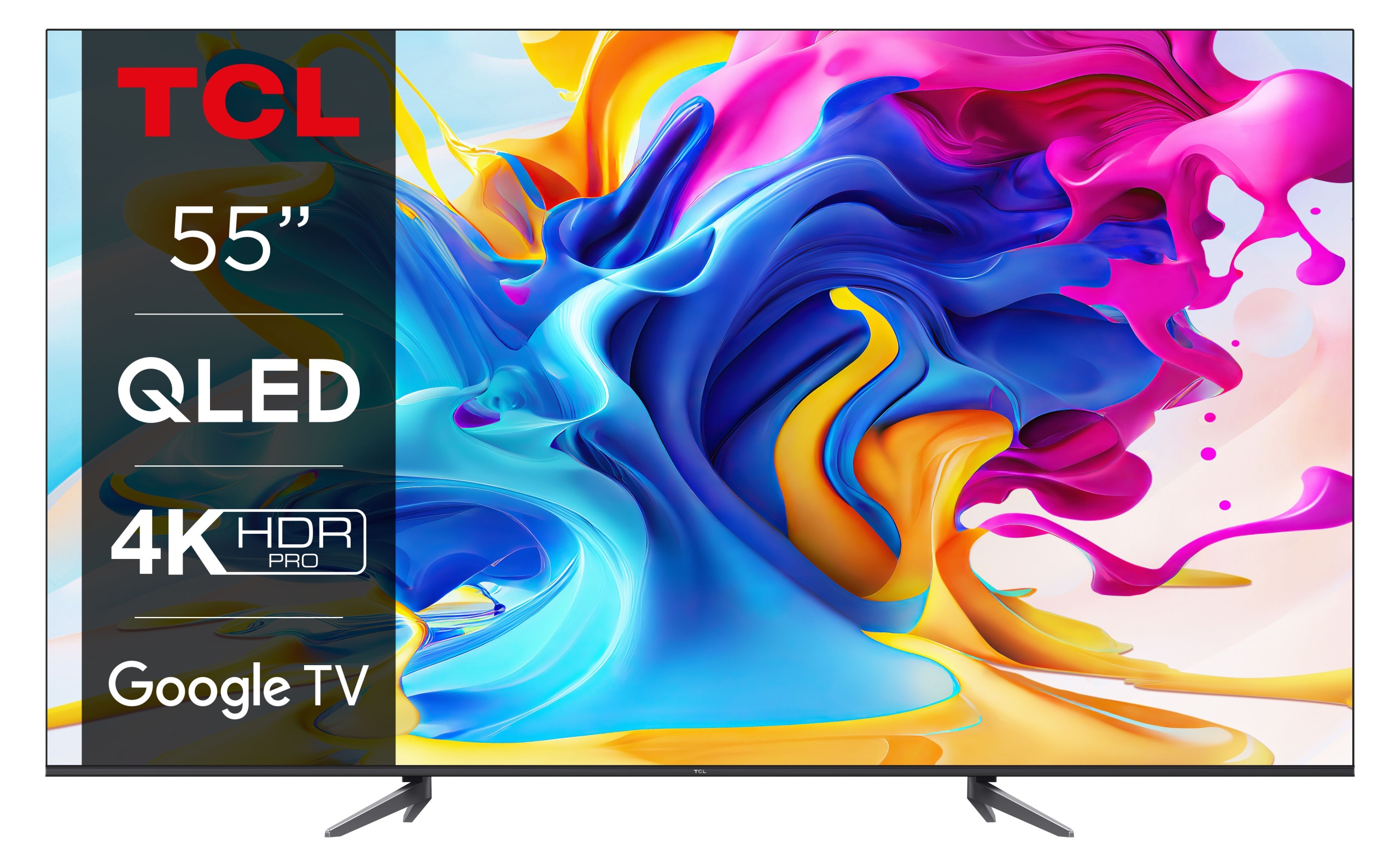 Telewizor QLED TCL 55C645 55" 4K UHD czarny Smart TV Android TV
