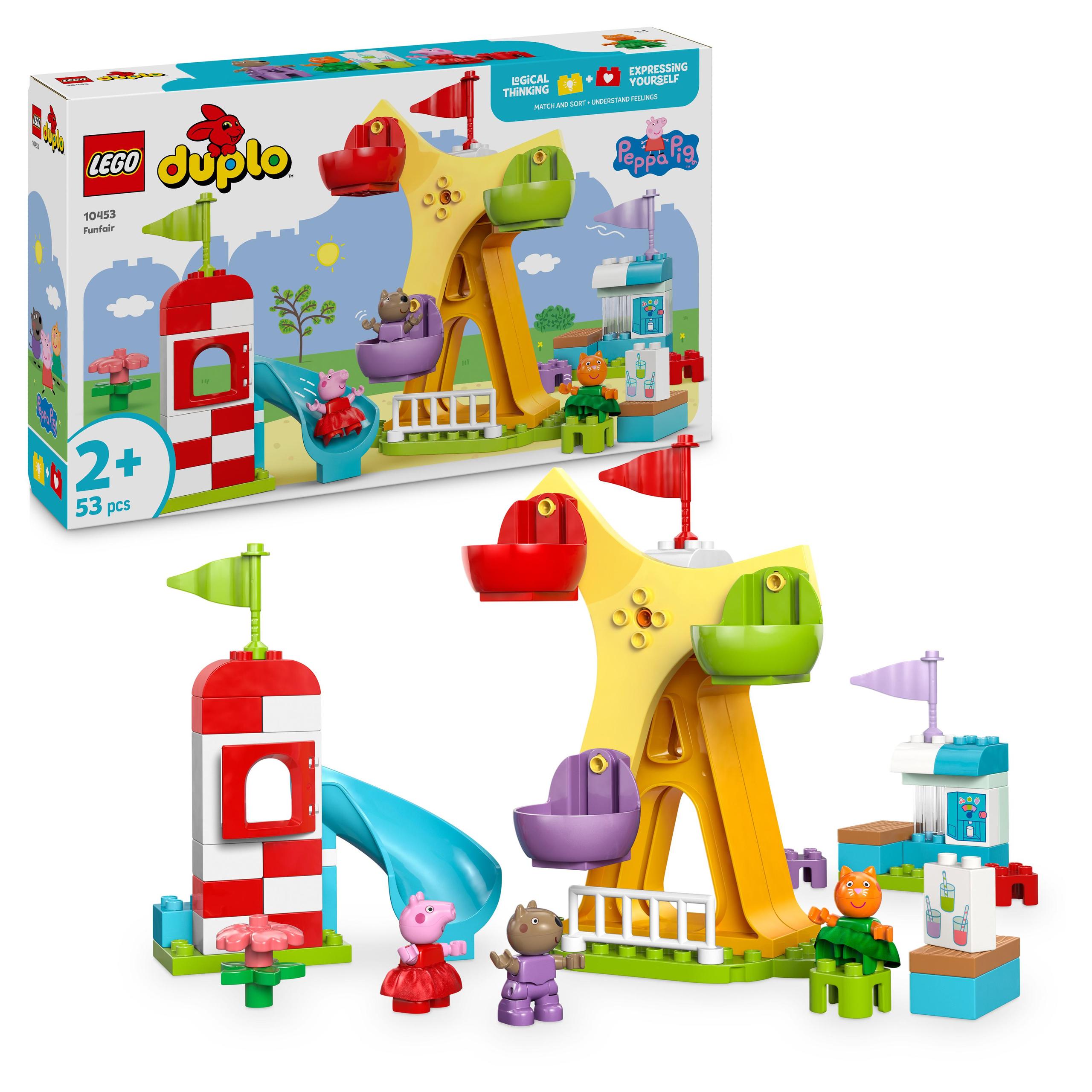 2X LEGO DUPLO 10453 Peppa Wesołe miasteczko