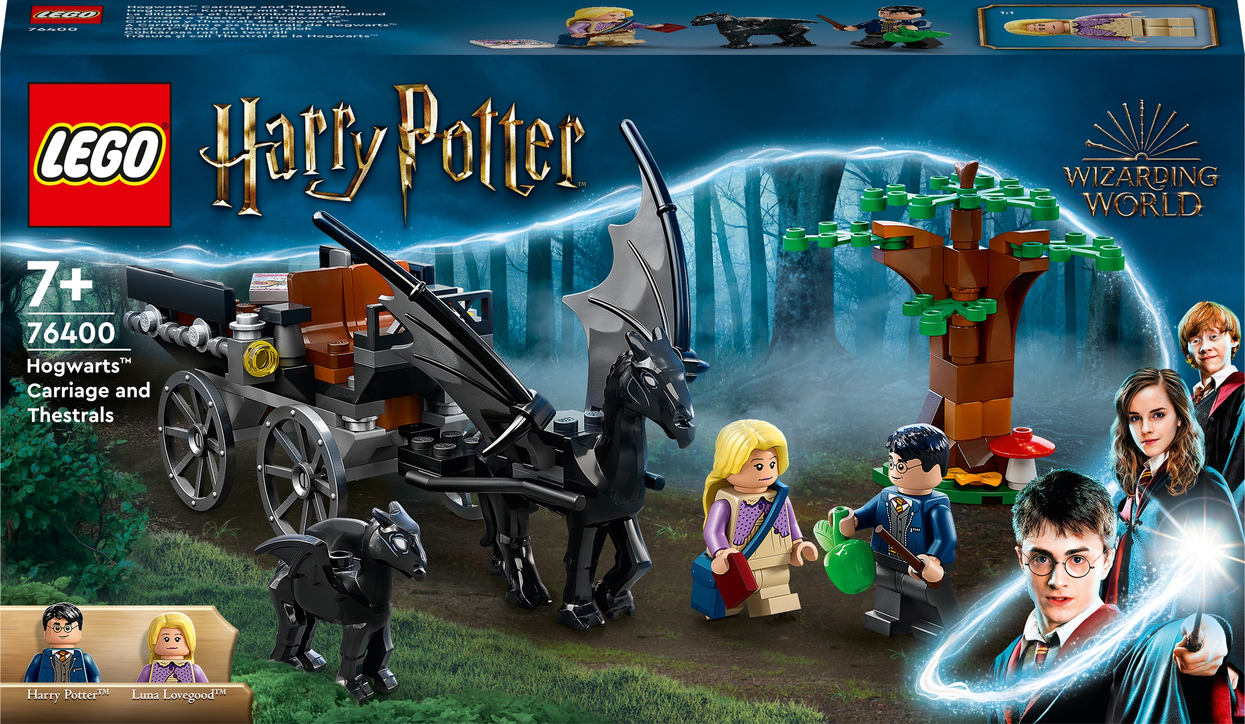 stavebnice Lego Harry Potter Bradavice: Kočár a testrálové 76400