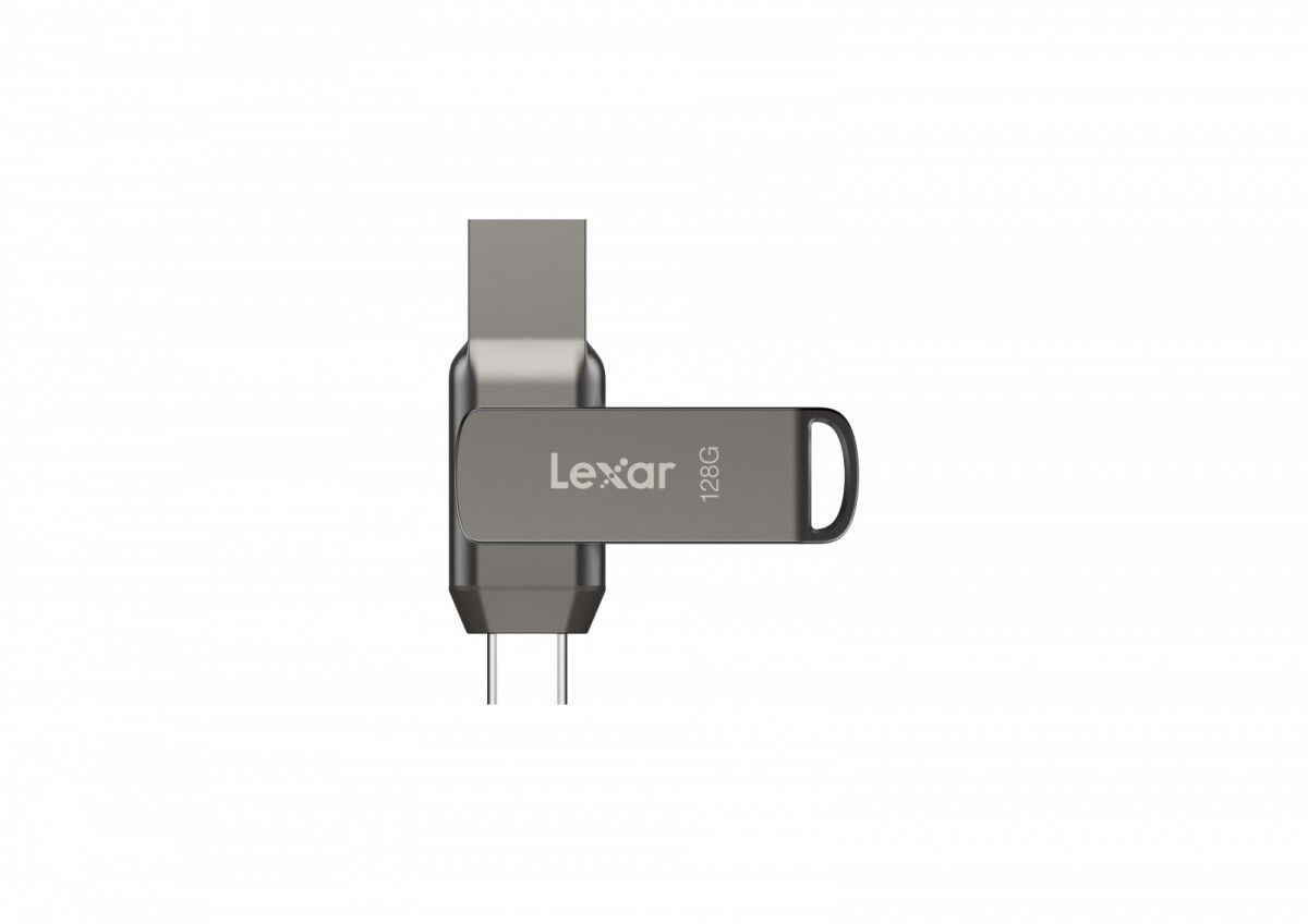 LEXAR 128GB Dual Type-C and Type-A USB 3.1 flash drive, up to 130MB/s read — 14