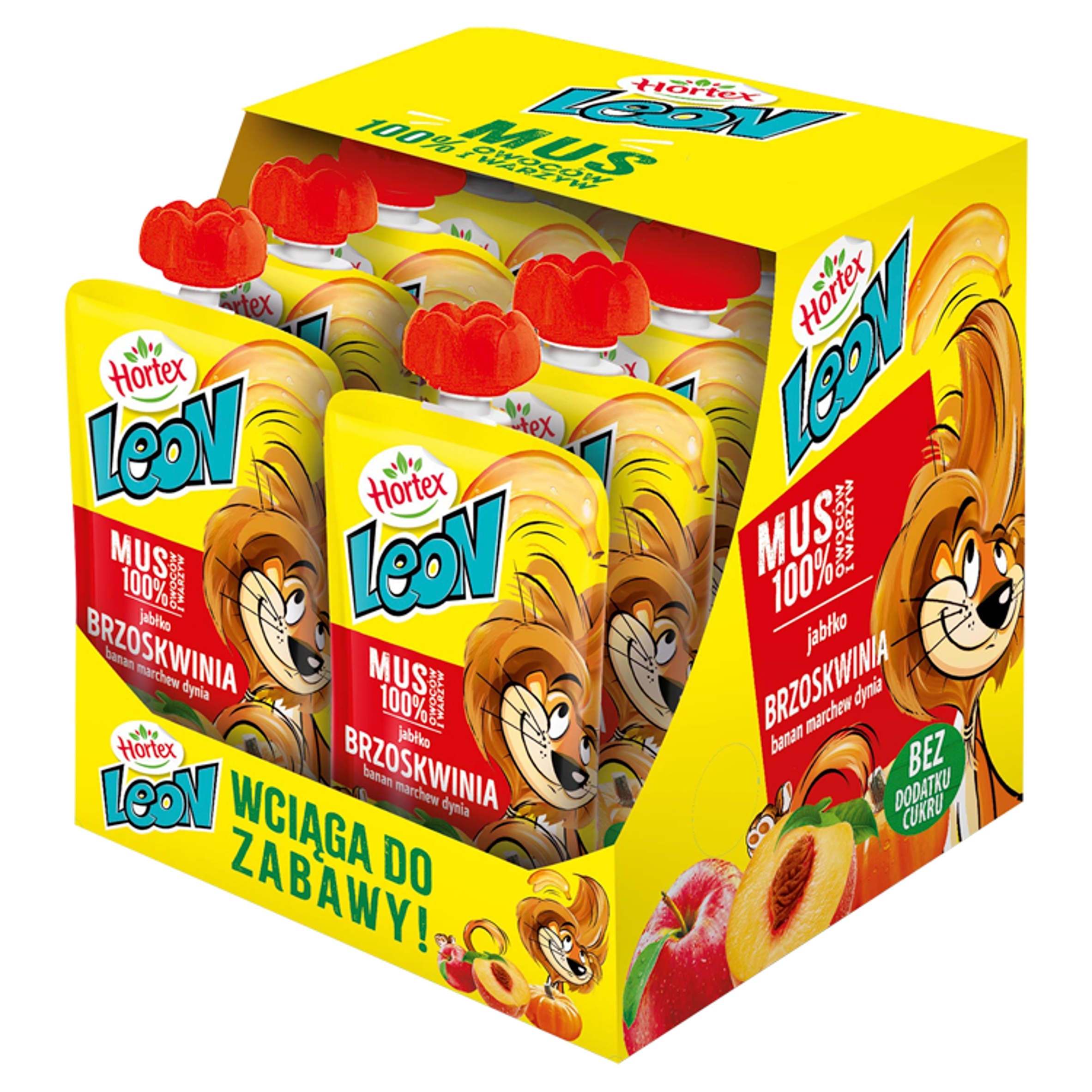 Levně Hortex Leon Pyré ovocno-zeleninový 12x100 ml