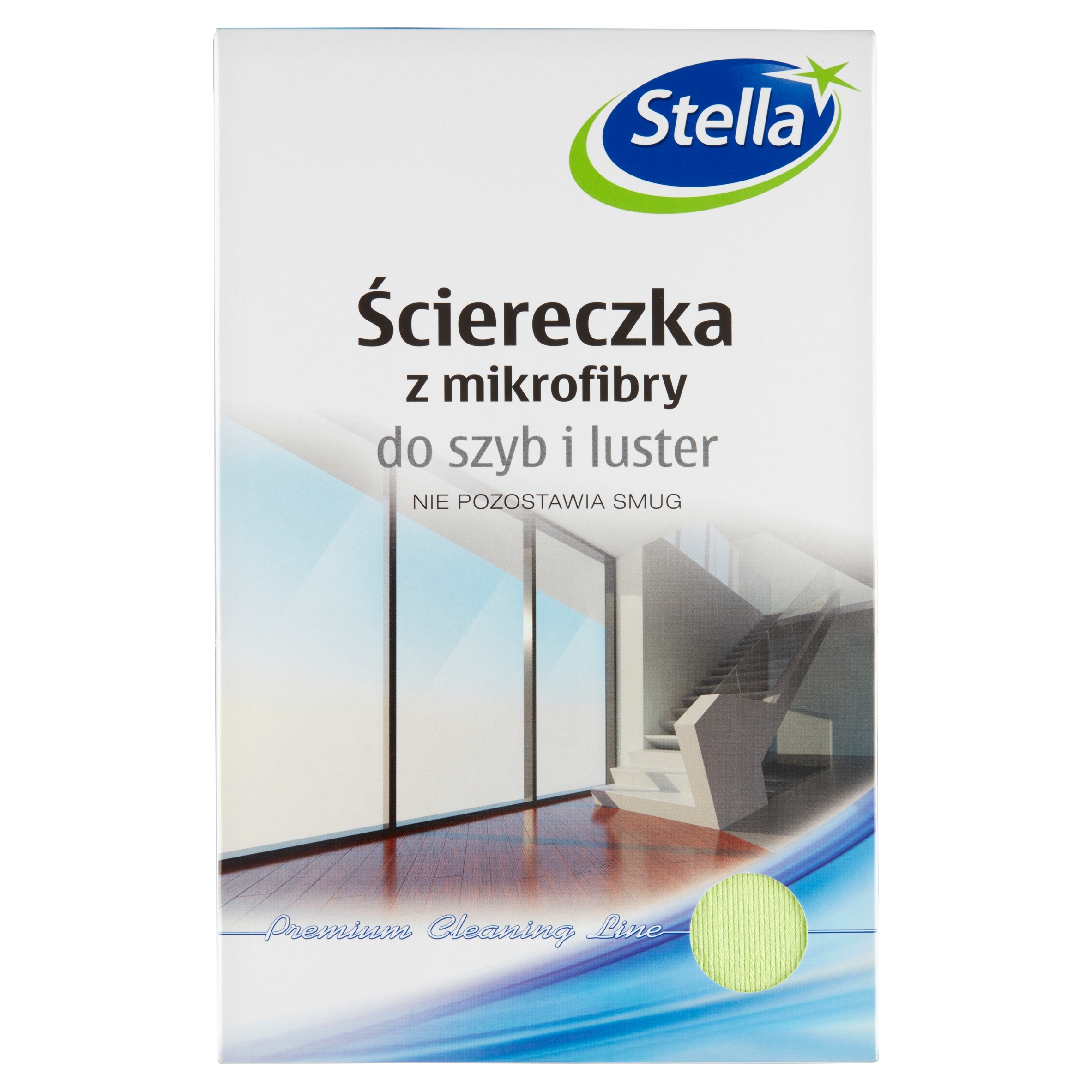 Levně 4x Stella Utěrka z mikrovlákna na skla a zrcadla