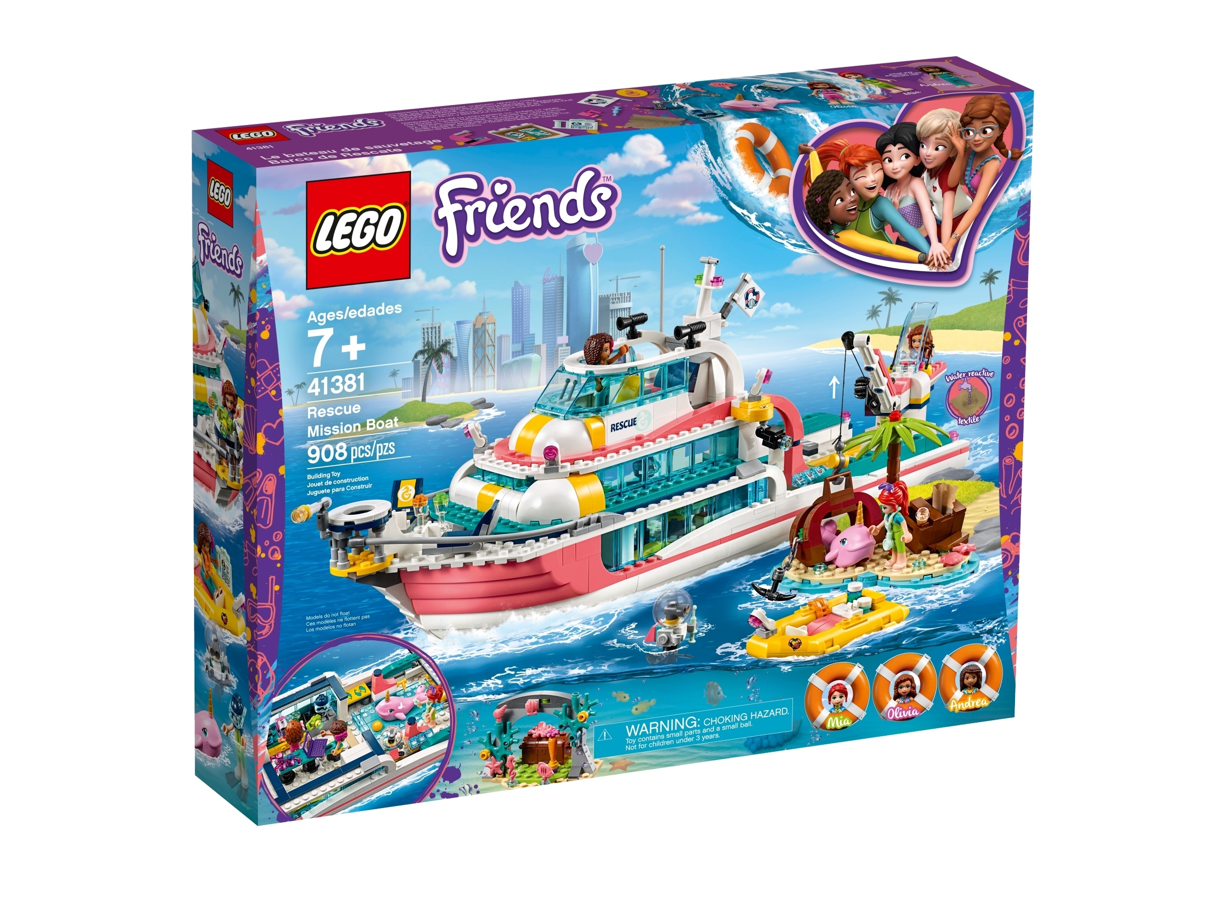 Lego Friends 41381 Łódź ratunkowa