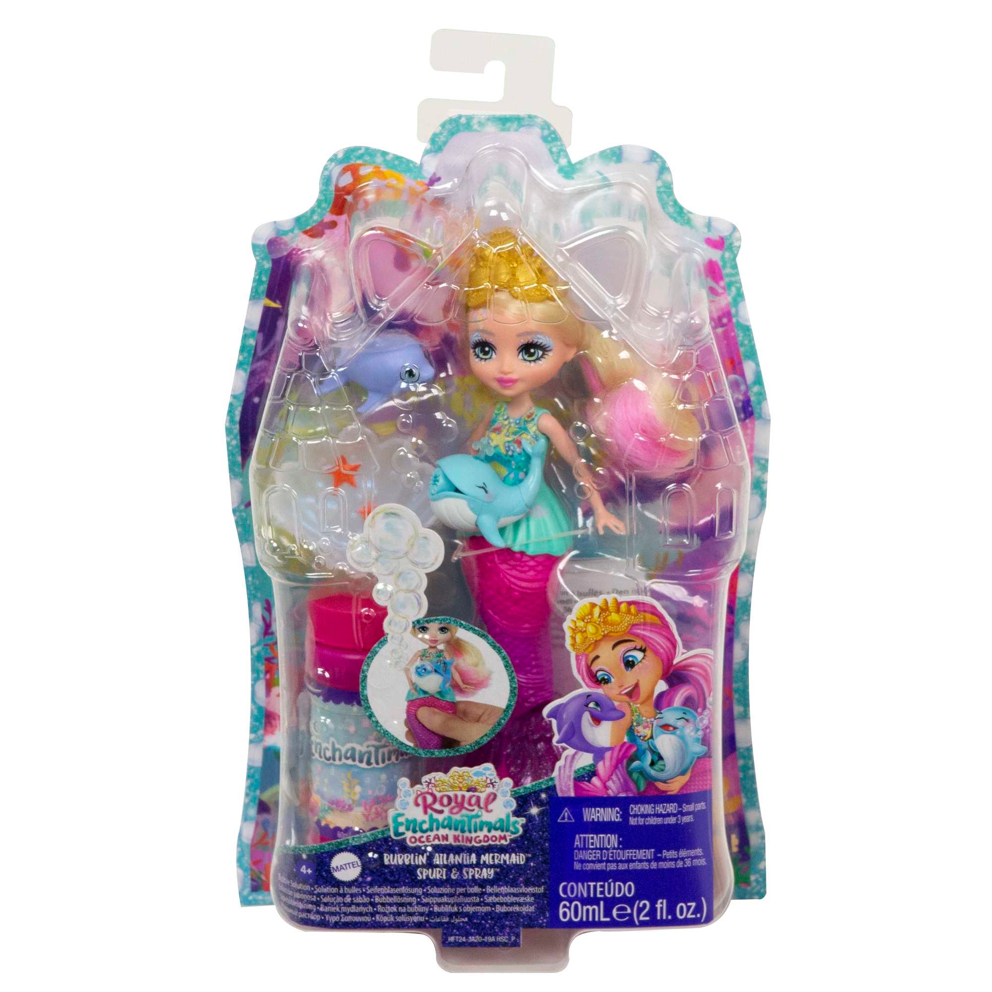 

Lalka Enchantimals Bąbelkowa syrenka HFT24