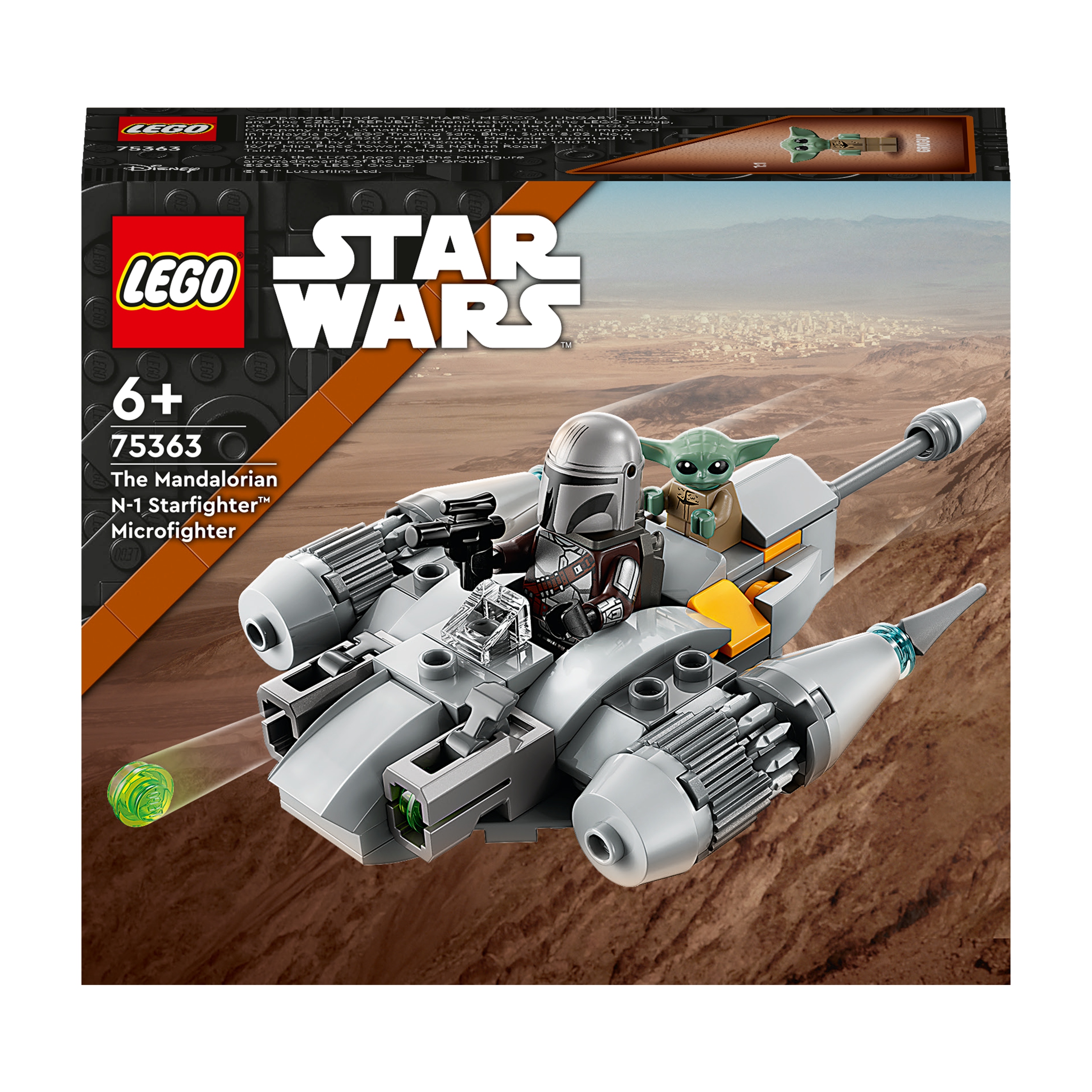 Lego 75363 Star Wars Stíhačka N-1 Mandalorianina v mikroměřítku