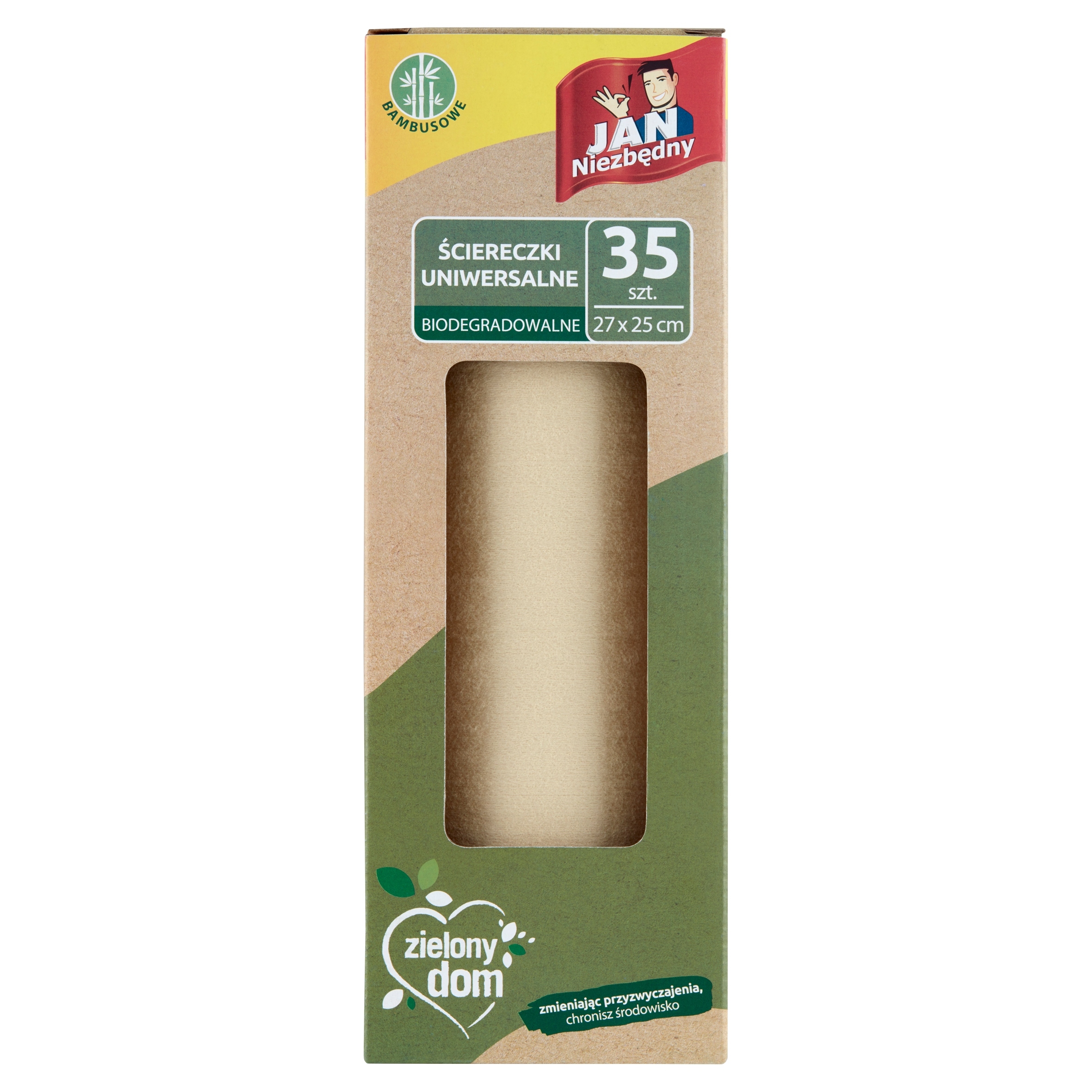 Levně 5X Sarantis Jan Niezbędny Zelený dům Univerzální utěrky 1ks 35ks