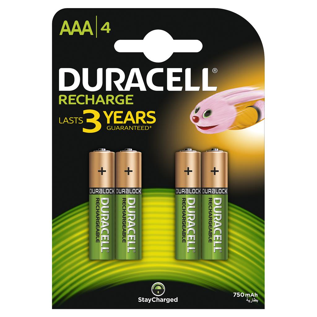 

Akumulator Duracell Rechargeable Aaa 750mAh 4 szt.