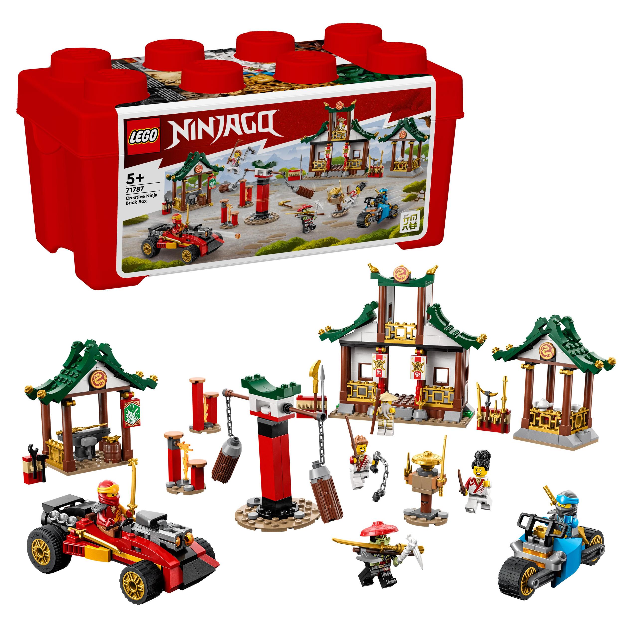 Lego Ninjago 71787 Kreativní Krabička s kostkami Ninja Nové Stavebnice 530 ks